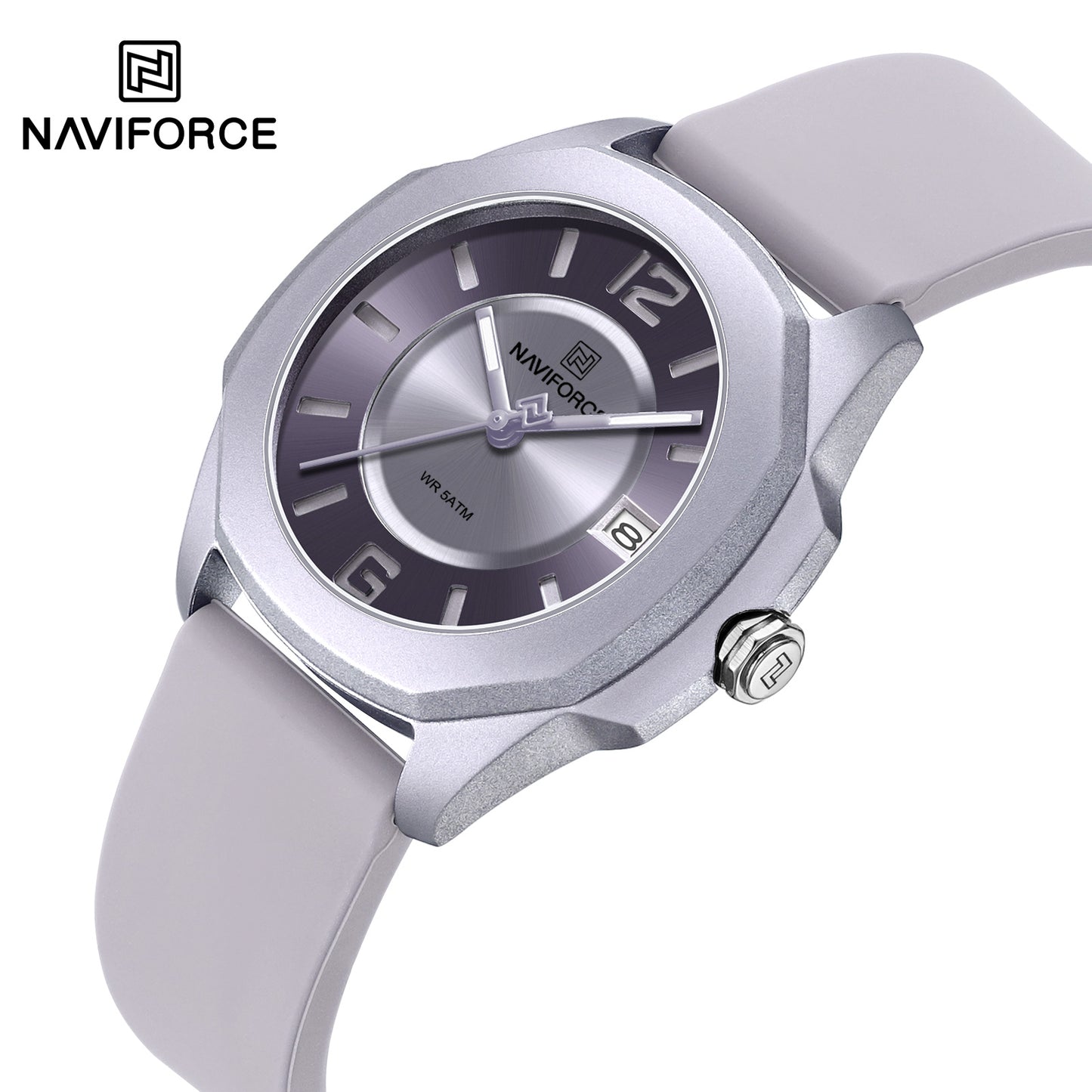 Reloj Naviforce Mujer Lila Plateado NF7107-MOPL