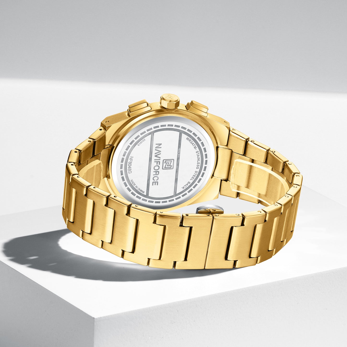 Reloj Naviforce Hombre Dorado NF8048G-DODO