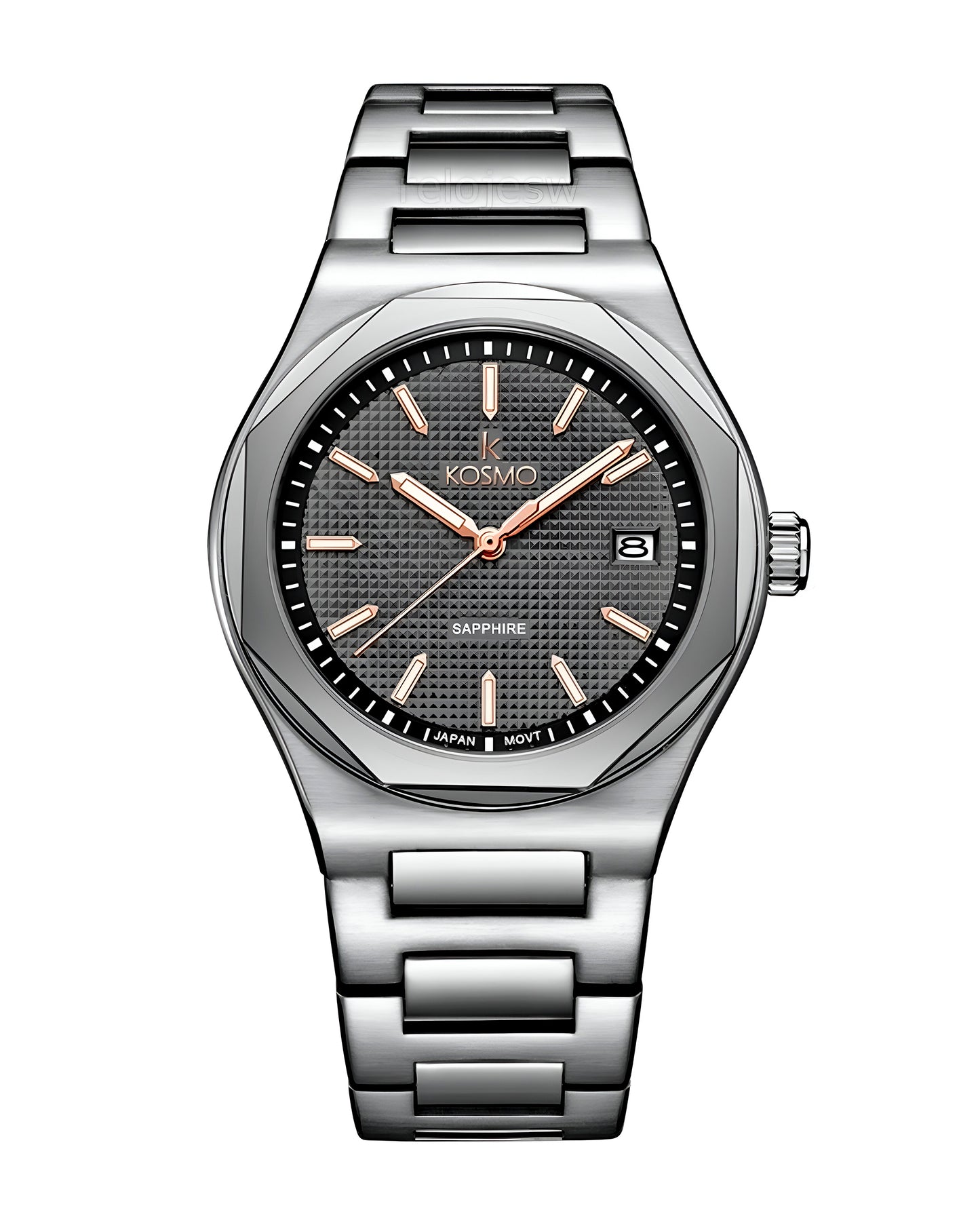 Reloj Kosmo Hombre Plateado K-609-PLNE
