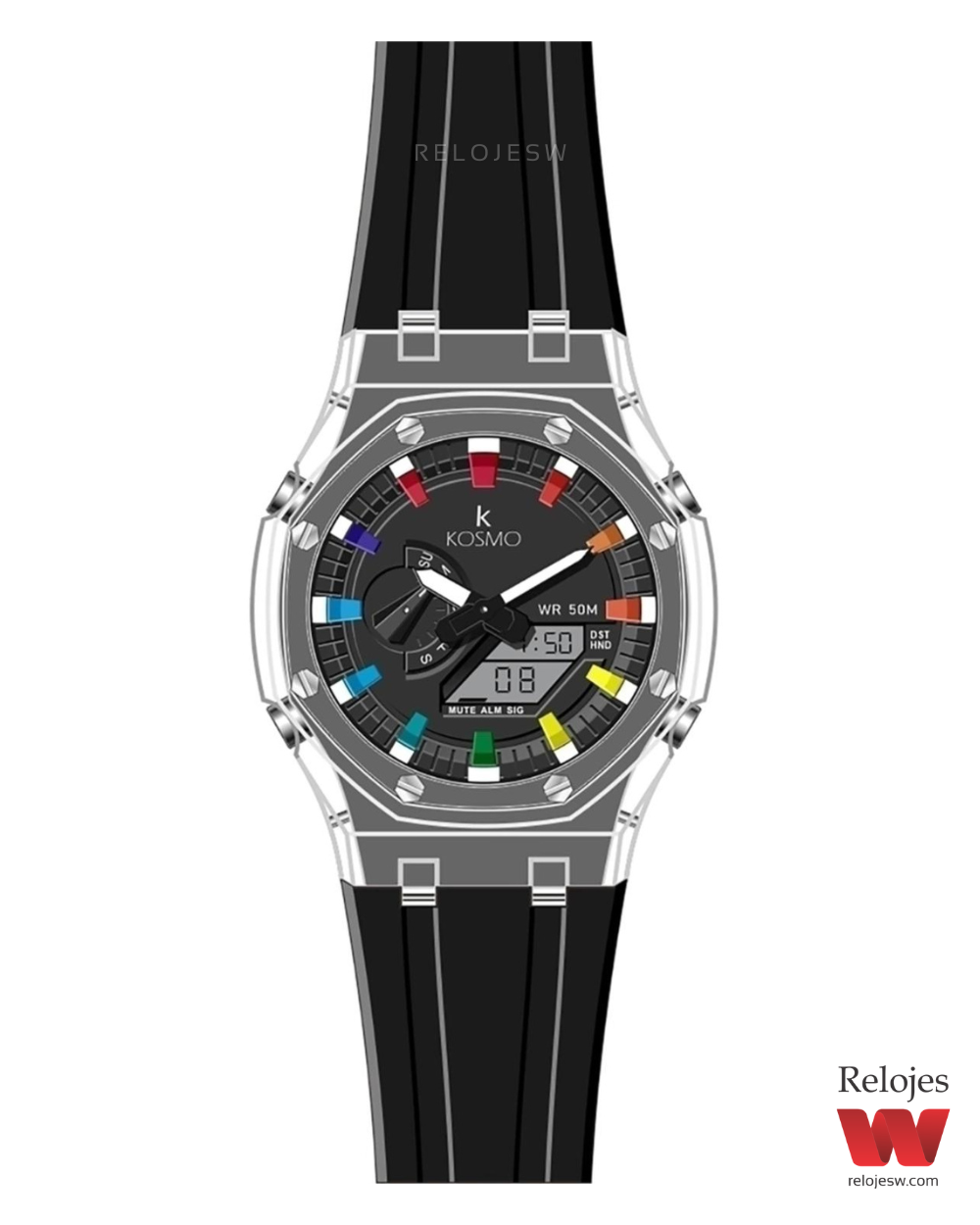 Reloj Kosmo Hombre K4010 Negro