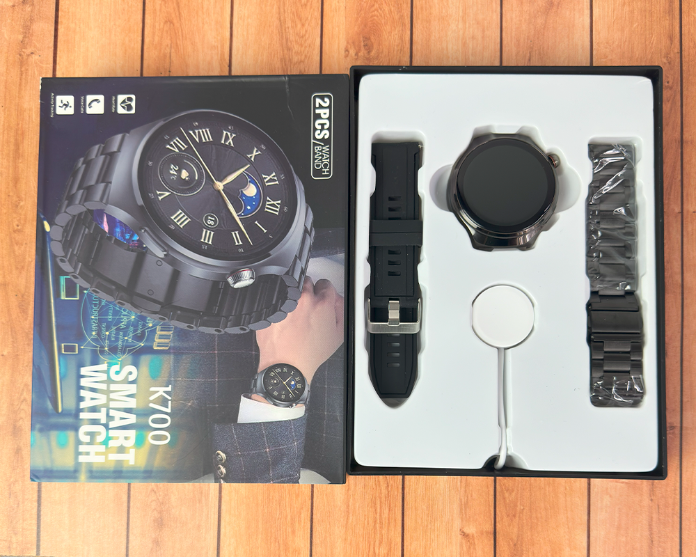 Reloj Smartwatch Hombre Negro K700-NE