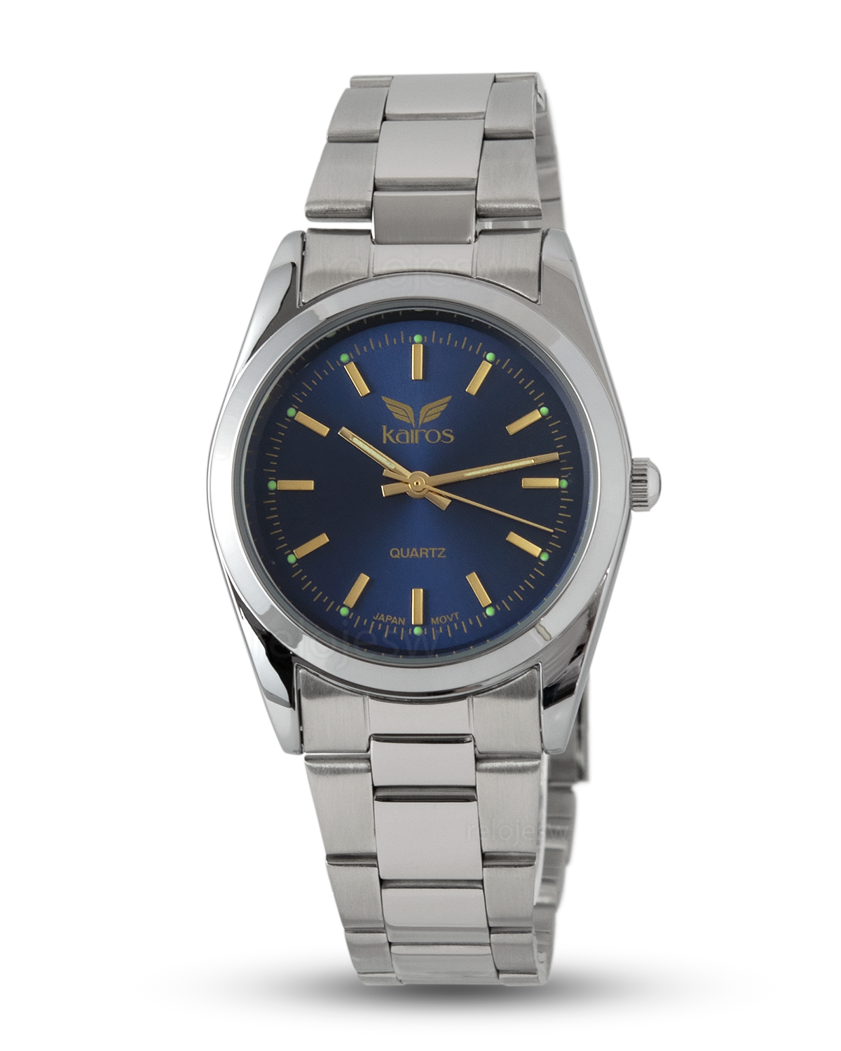 Reloj Kairos Hombre Plateado Azul KL422M-PLAZ