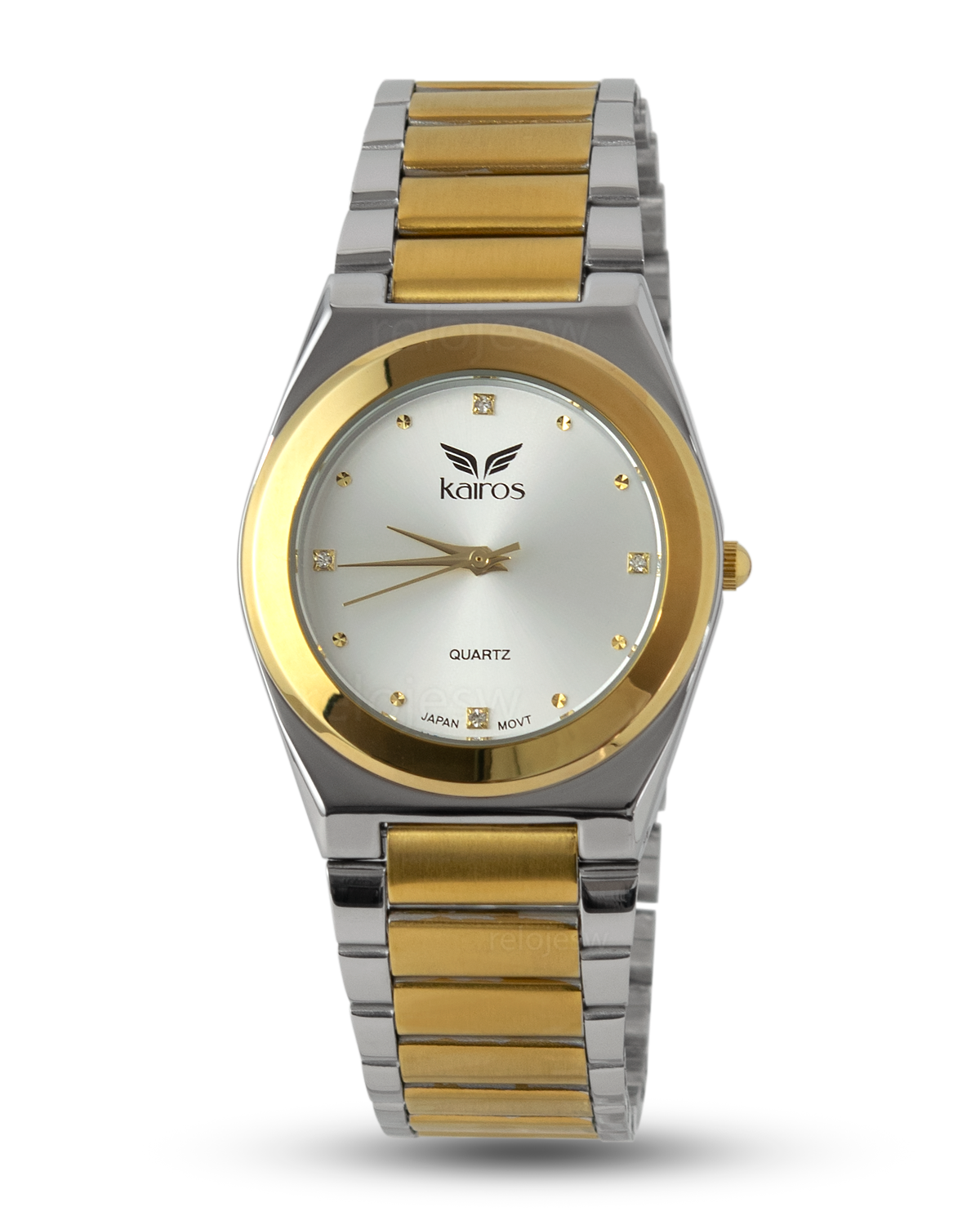 Reloj Kairos Hombre Bicolor Plateado KL424M-BIPL
