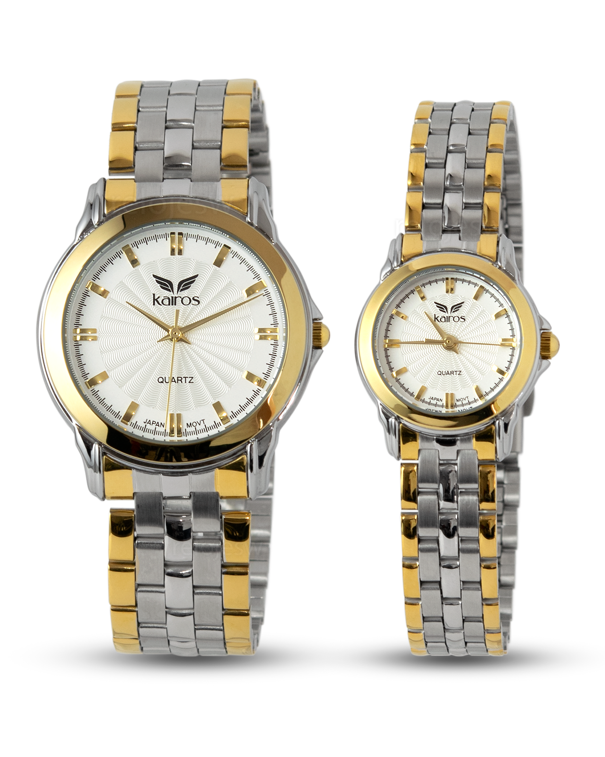 Reloj Kairos Pareja Bicolor KL431M-KL431L-BIPL
