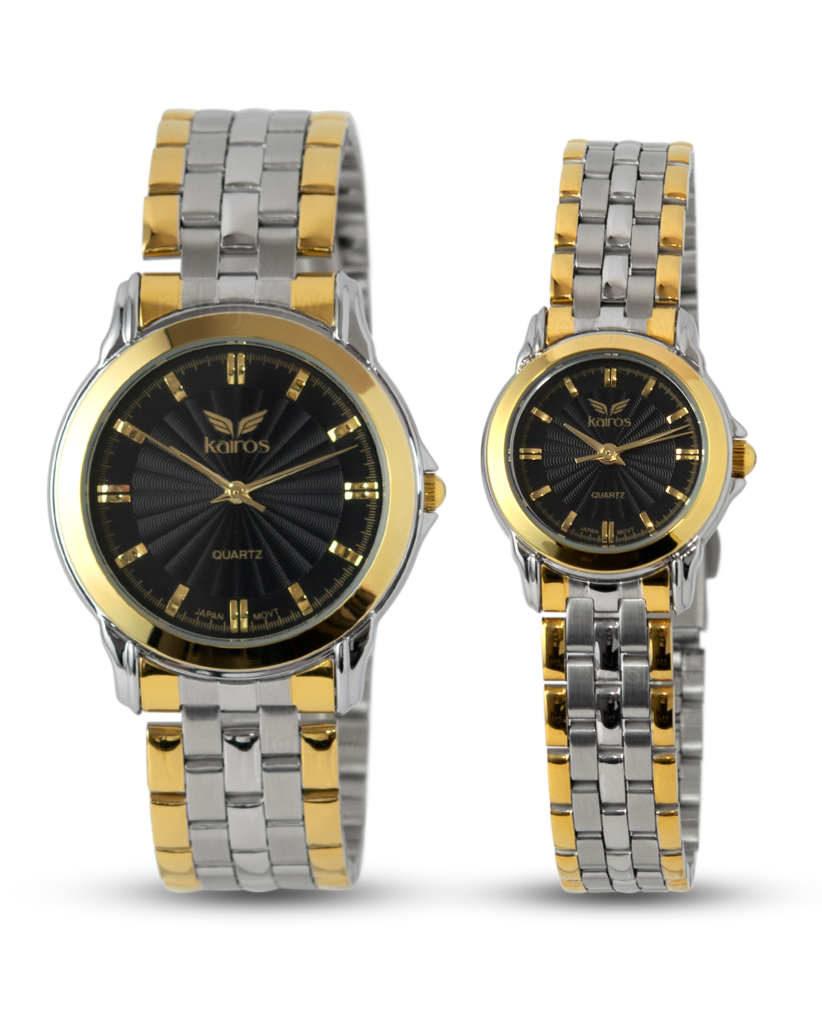 Reloj Kairos Pareja Bicolor KL431M-KL431L-BINE