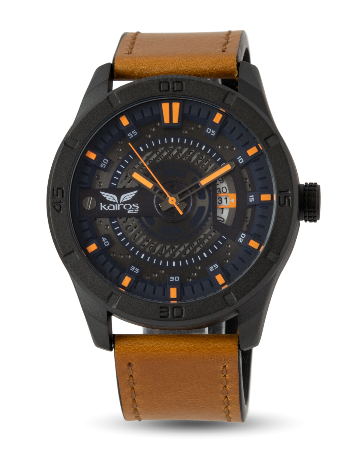 Reloj Kairos Hombre Café Negro KP8301-7