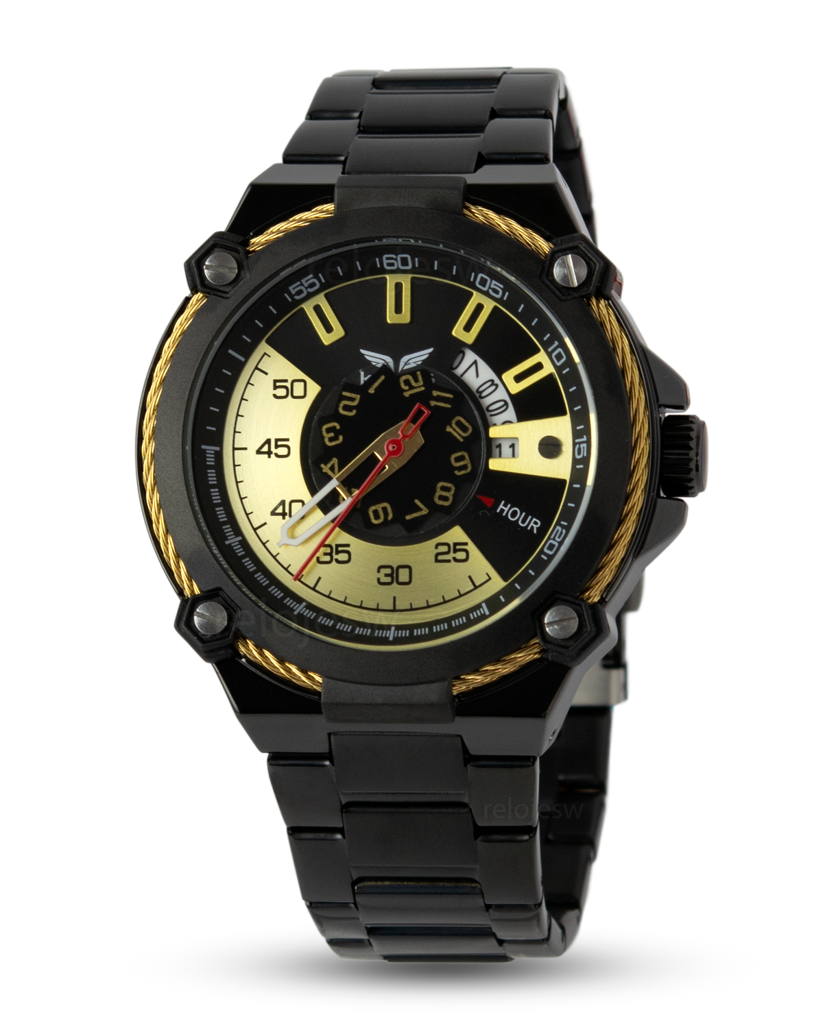 Reloj Kairos Hombre Negro KP8345-2