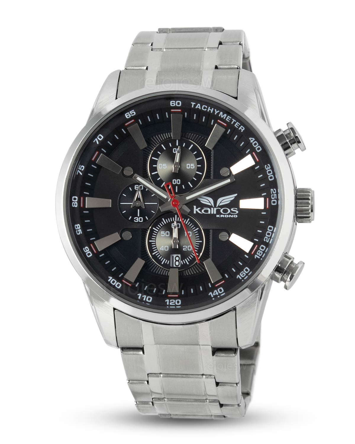 Reloj Kairos Hombre Plateado KR8351-5B
