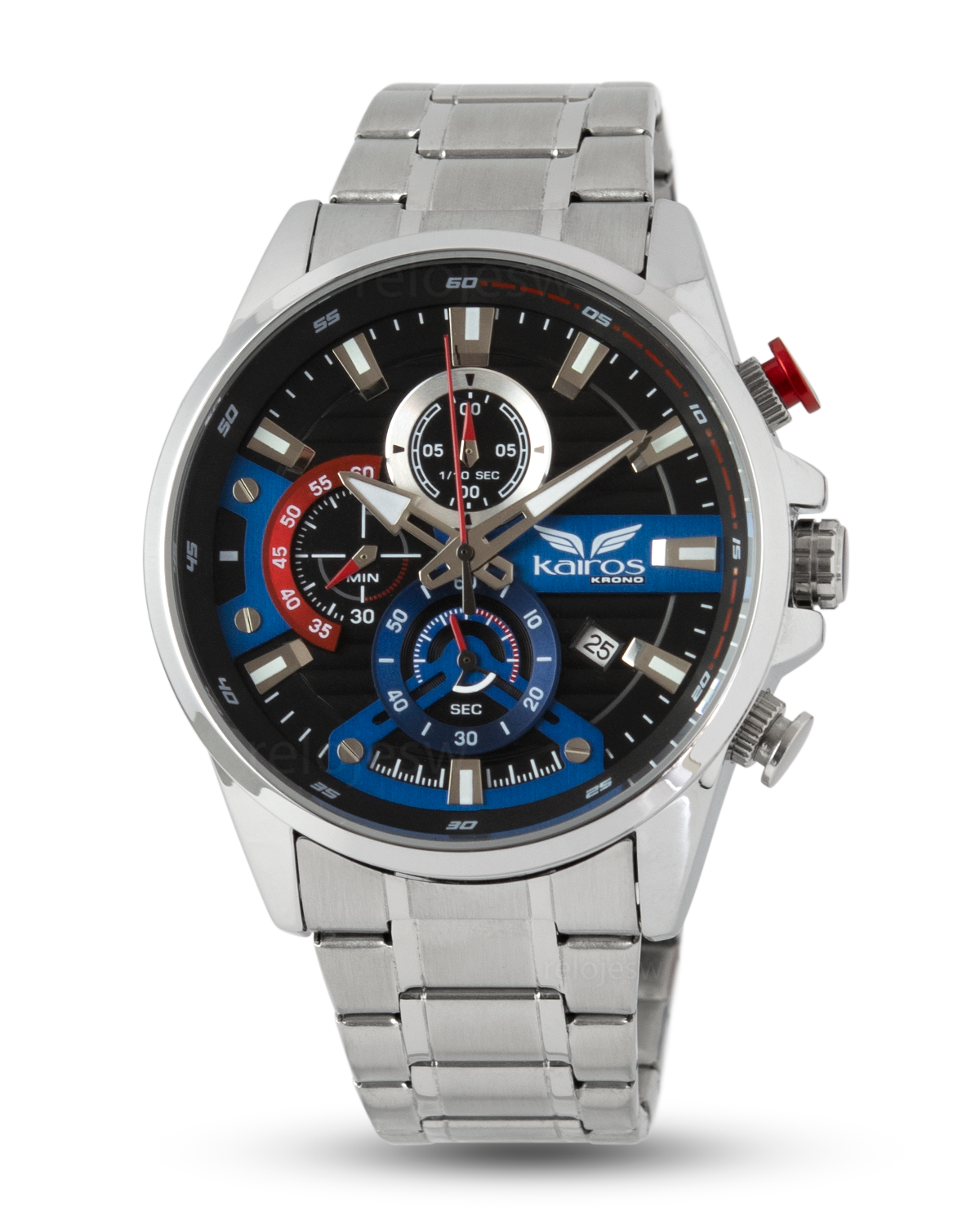 Reloj Kairos Hombre Plateado KR8415-5