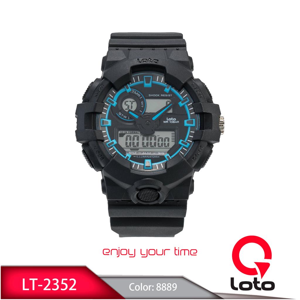 Reloj Loto Hombre Negro LT-2352-NECE