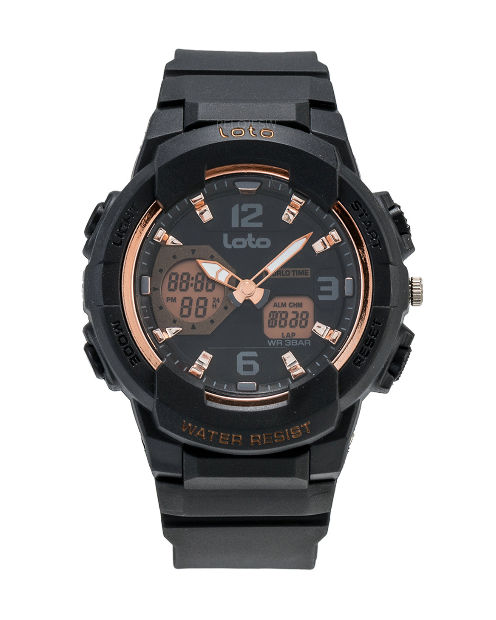 Reloj Loto Mujer Negro LT-2356-NEOR