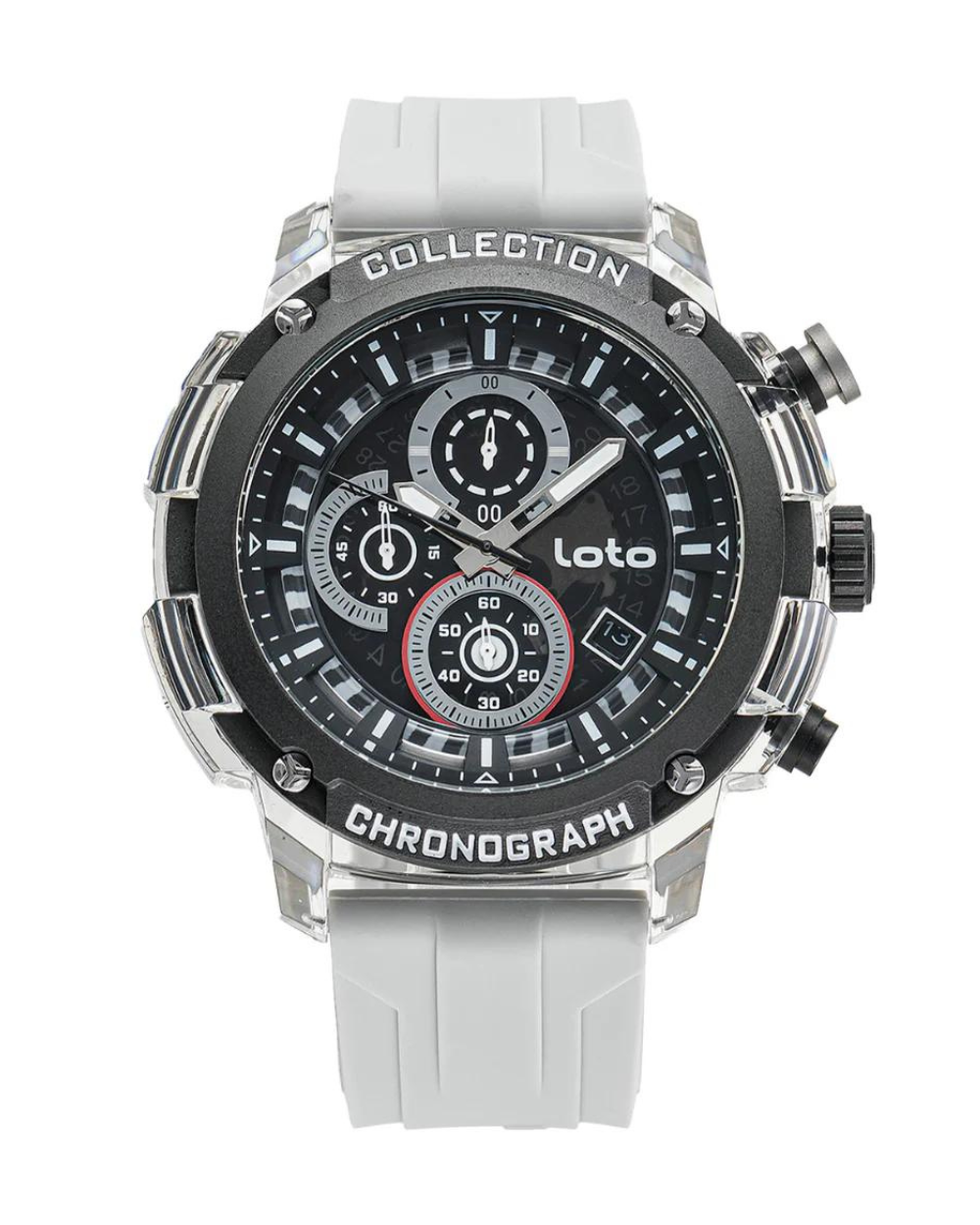 Reloj Loto Hombre Gris Negro LT 2434 GR