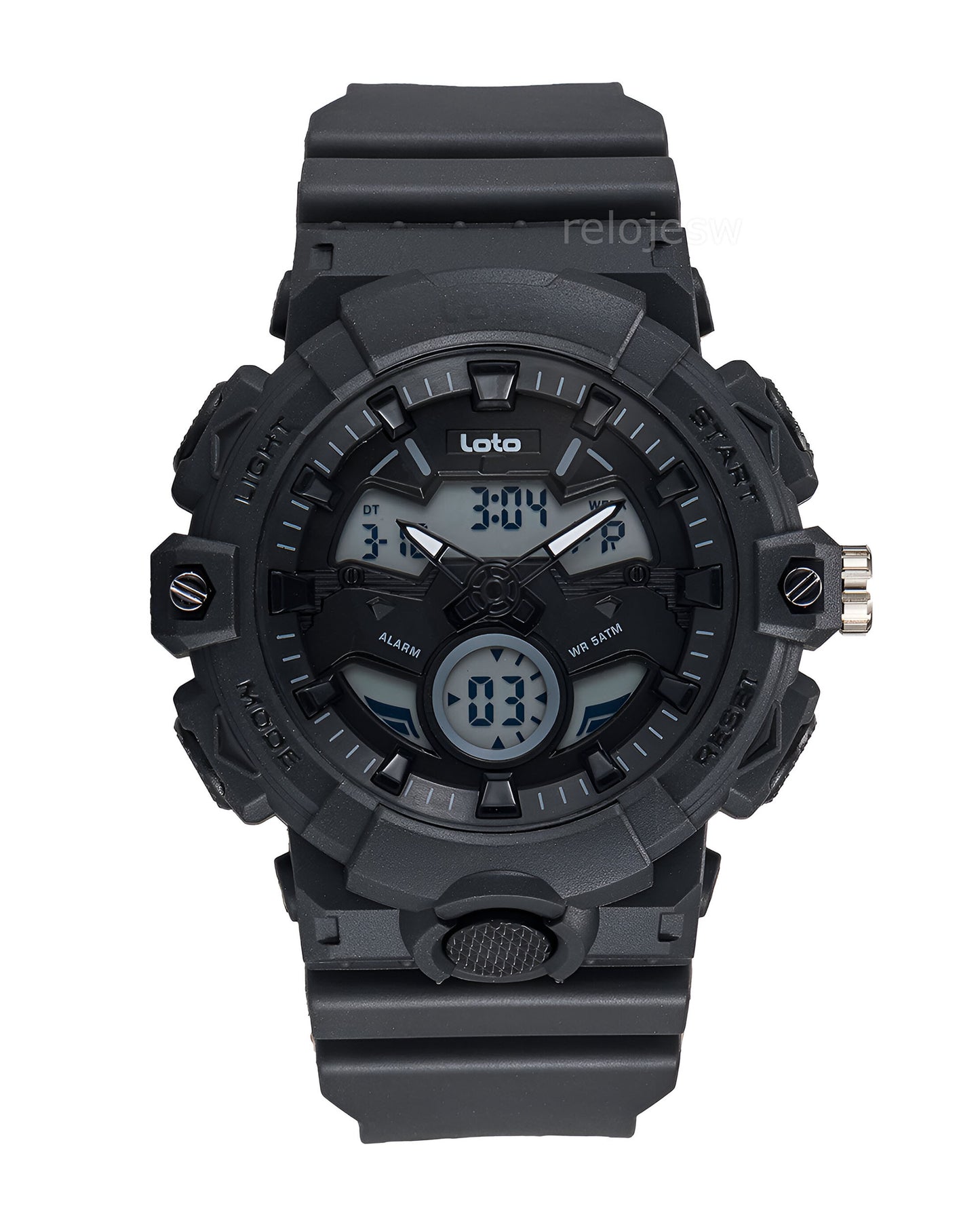 Reloj Loto Hombre Negro LT-2503-NE