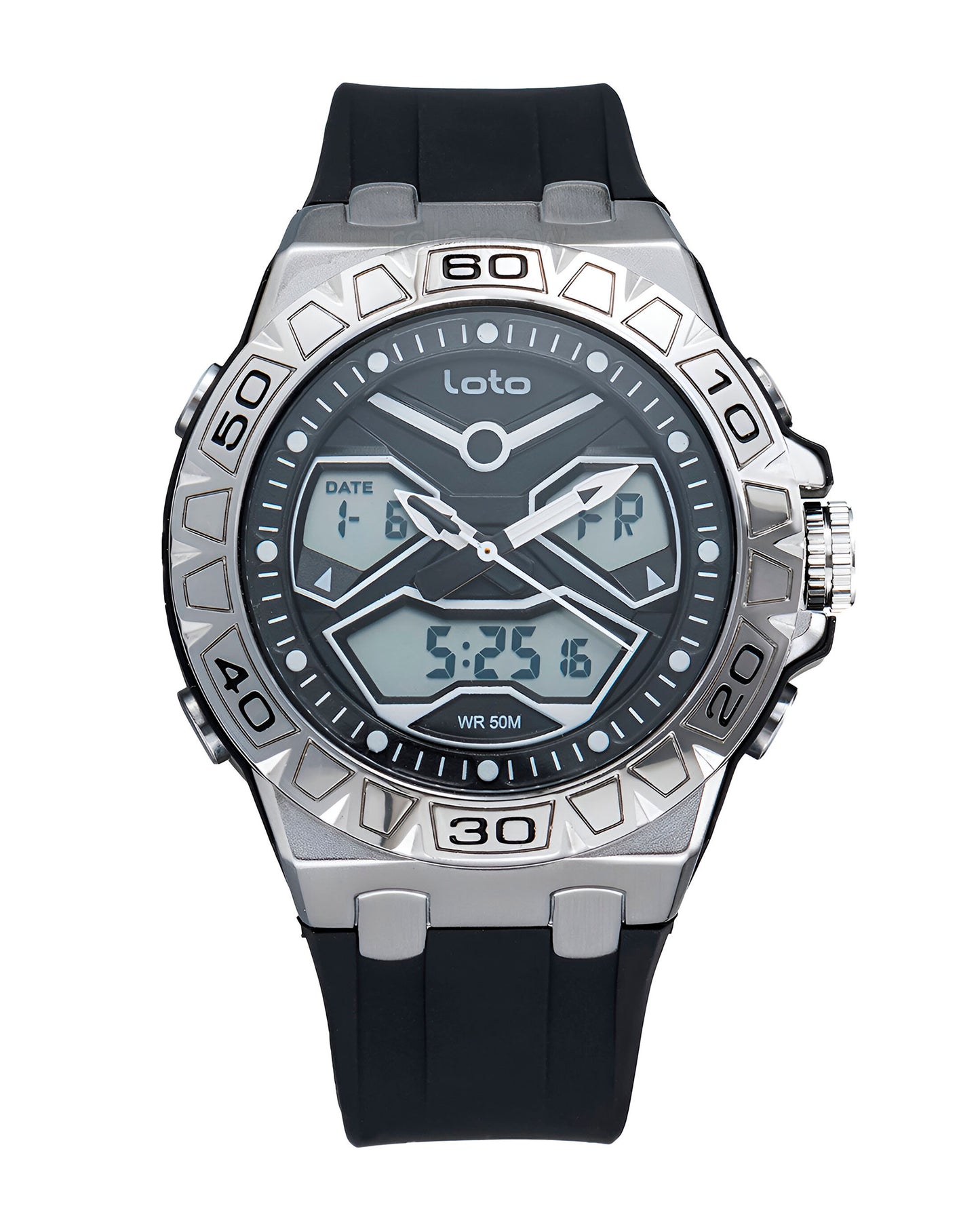 Reloj Loto Hombre Negro LT-2520-NEPL