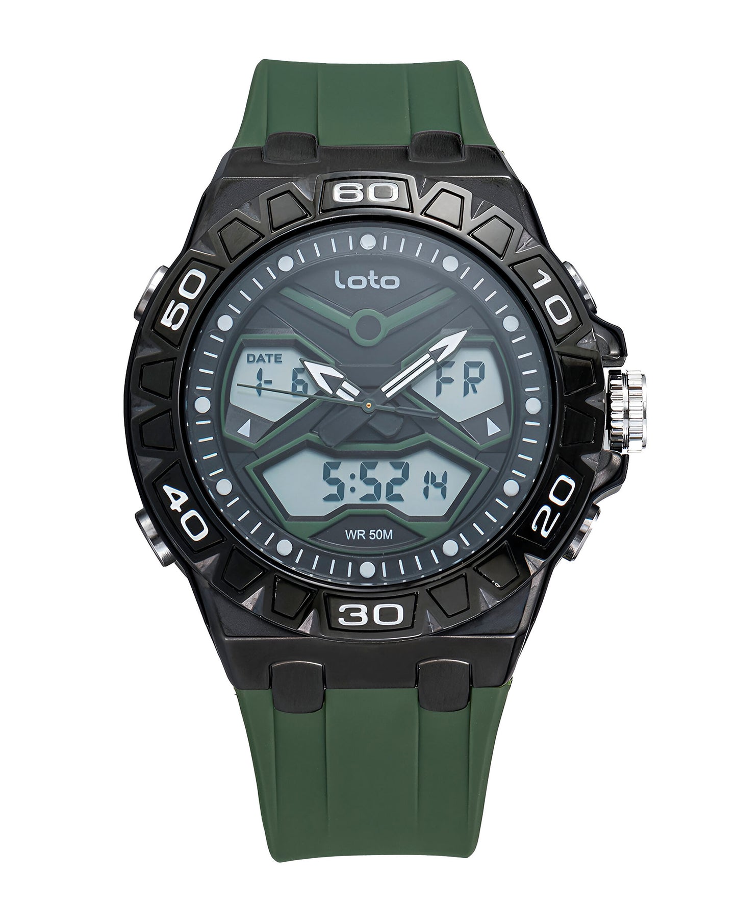 Reloj Loto Hombre Verde LT-2520-VENE
