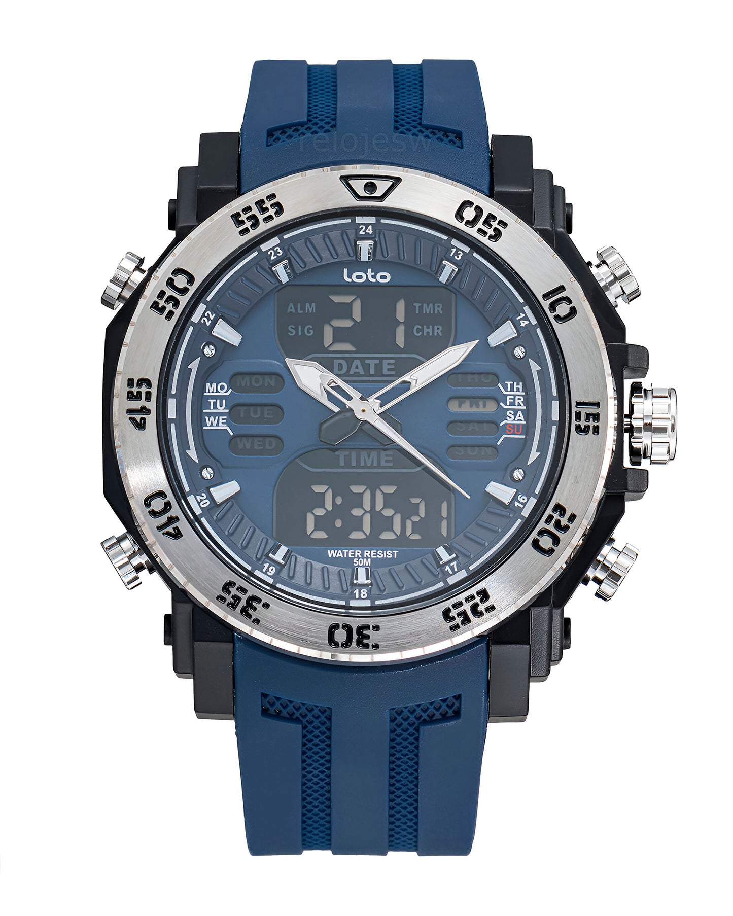 Reloj Loto Hombre Azul LT-2521-AZPL