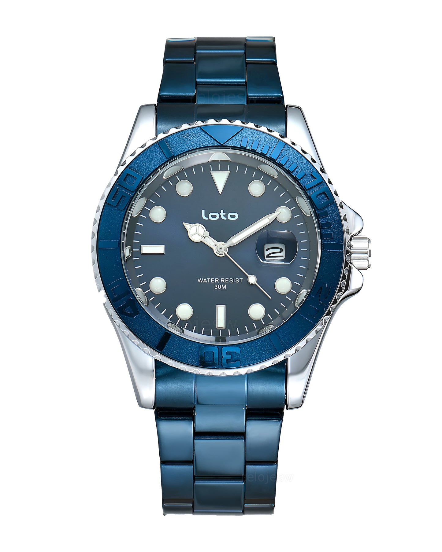 Reloj Loto Hombre Original Azul LT-2525-AZPL