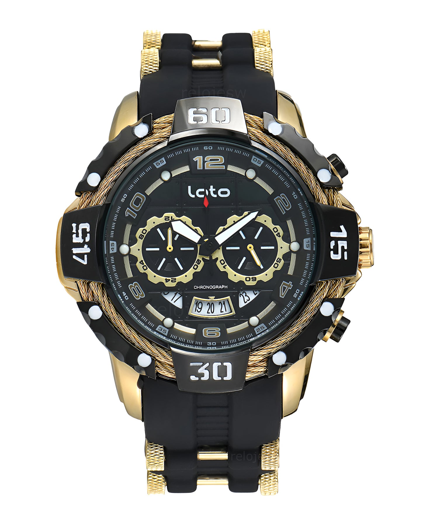 Reloj Loto Hombre Original Negro LT-2544-NEDONE