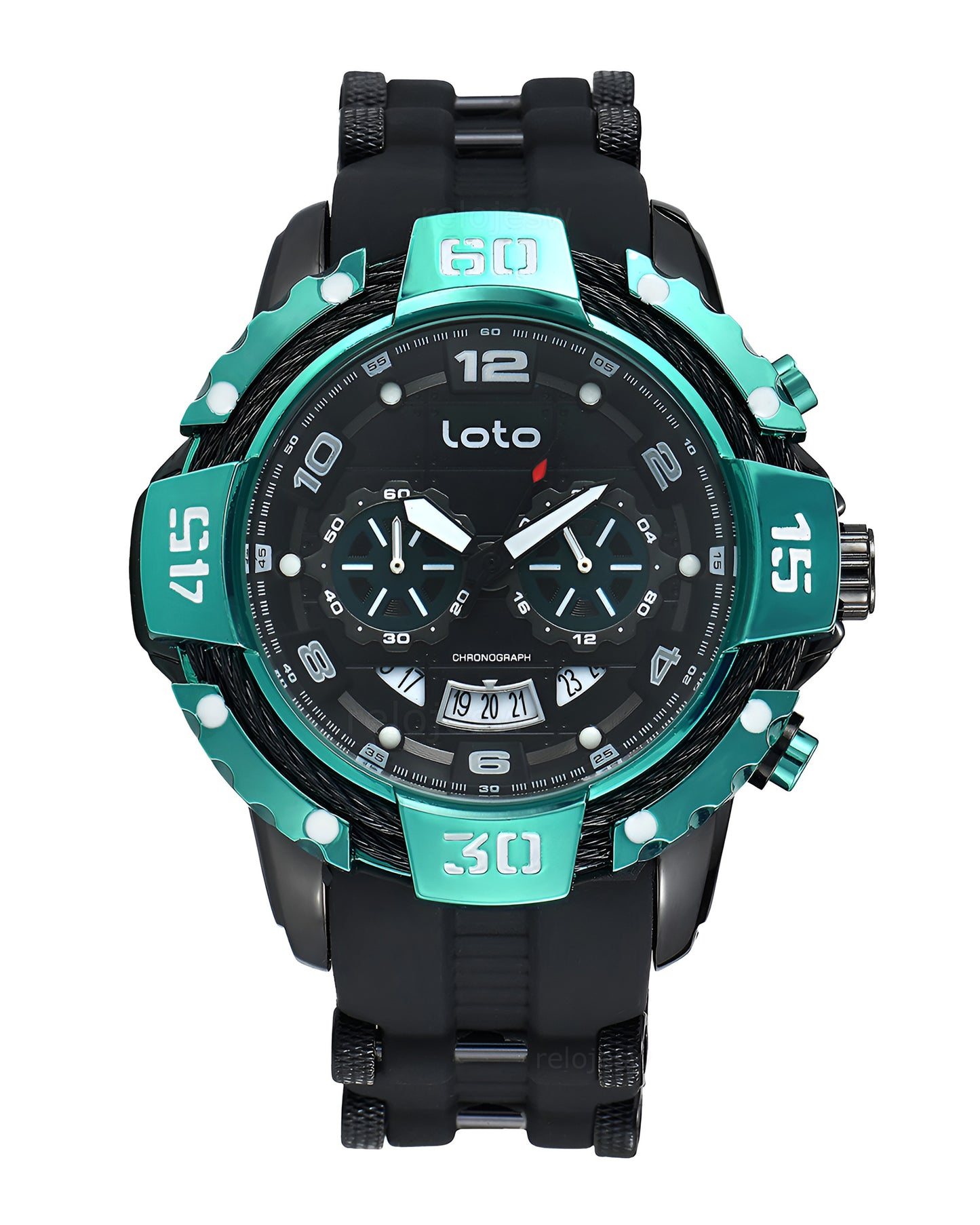 Reloj Loto Hombre Original Negro LT-2544-NEVE