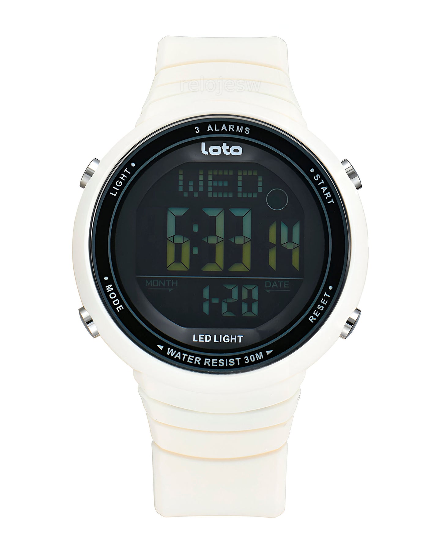 Reloj Loto Hombre Blanco LT-2545-BL