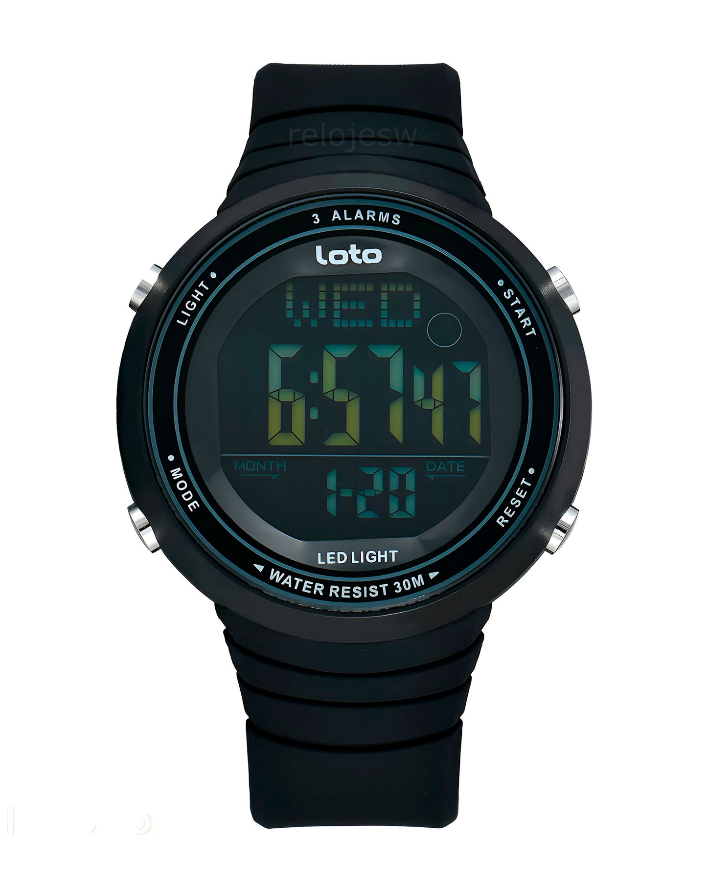 Reloj Loto Hombre Negro LT-2545-NEGR