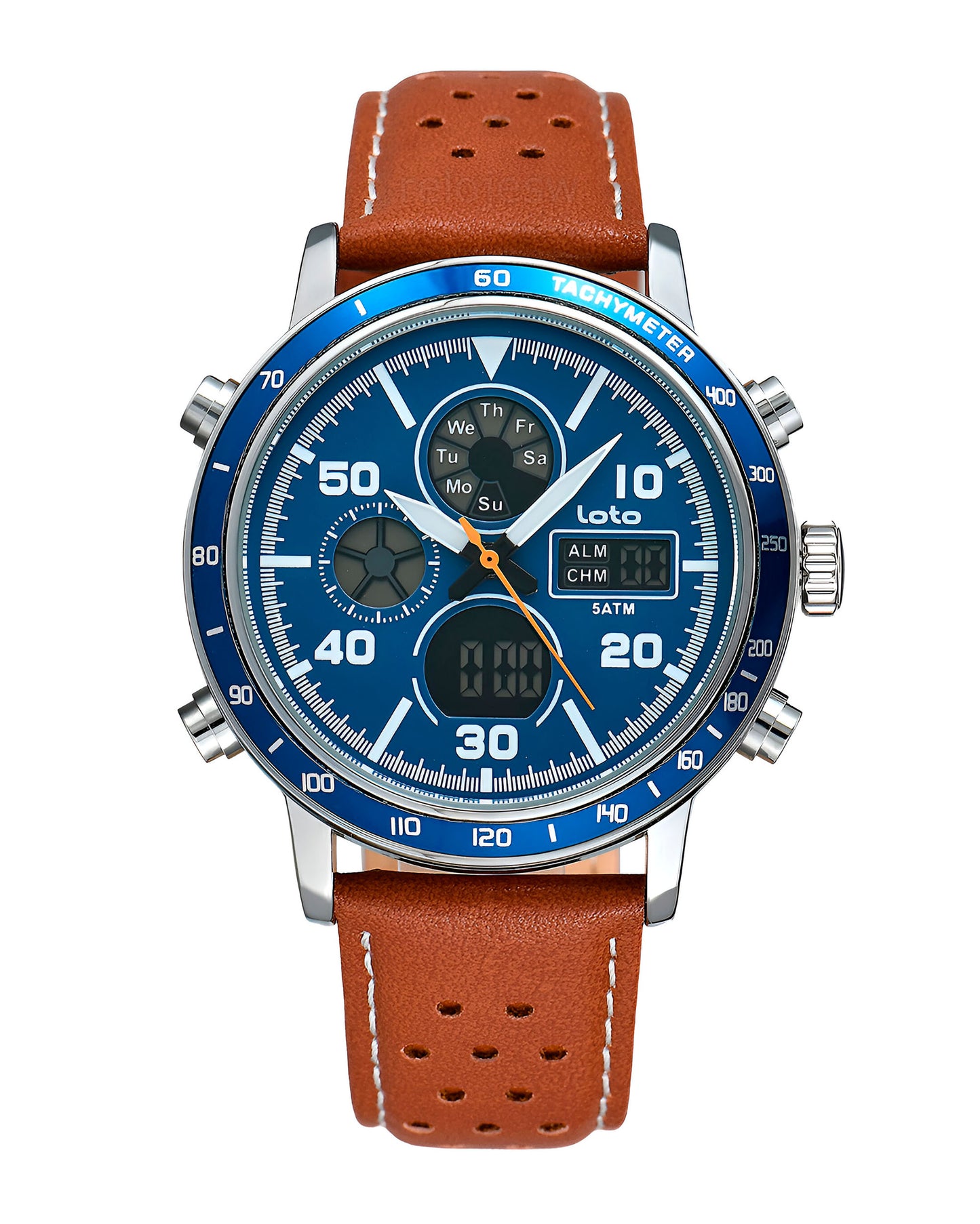 Reloj Loto Hombre Café LT-2547-CFPL