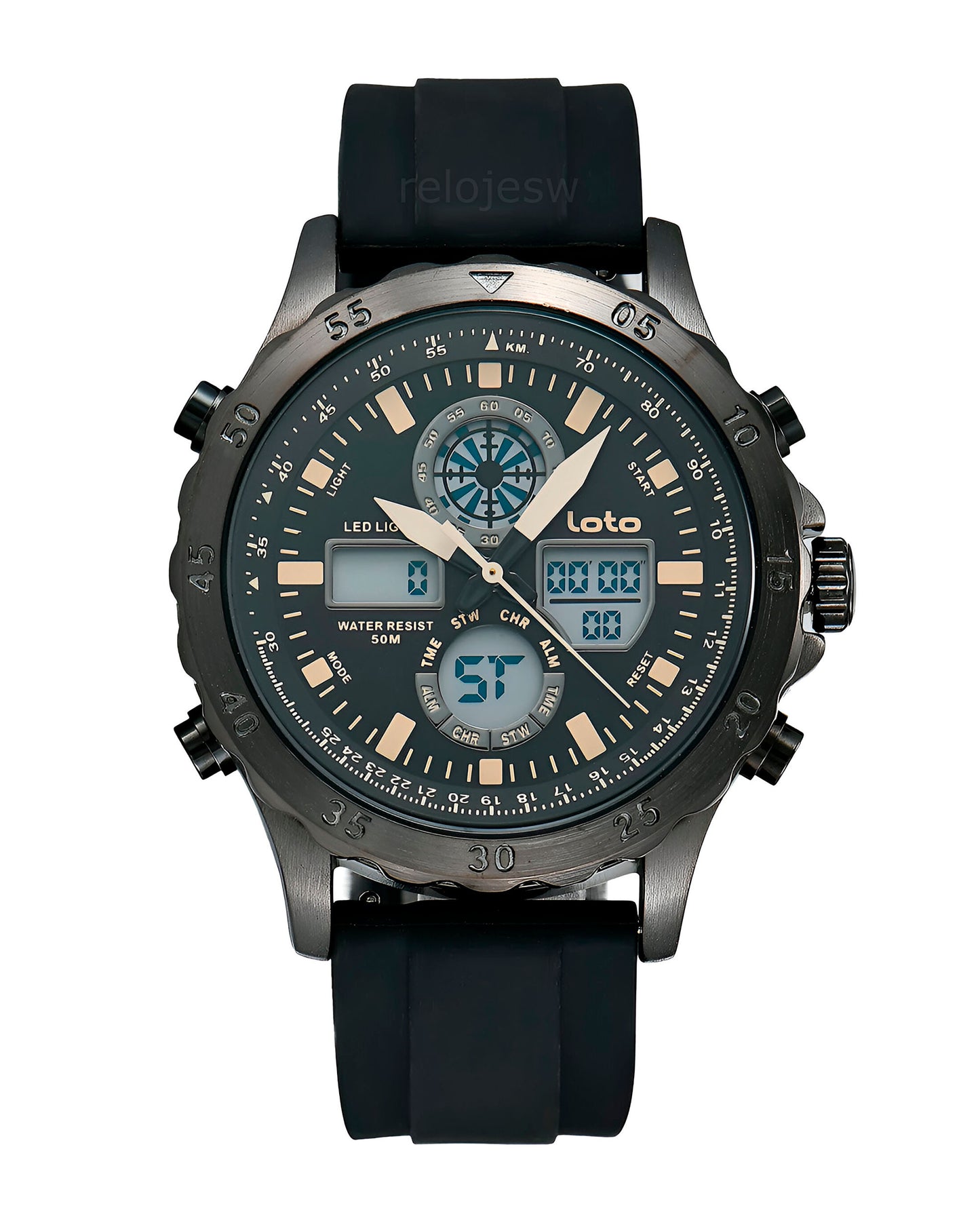 Reloj Loto Hombre Negro LT-2548-NENE