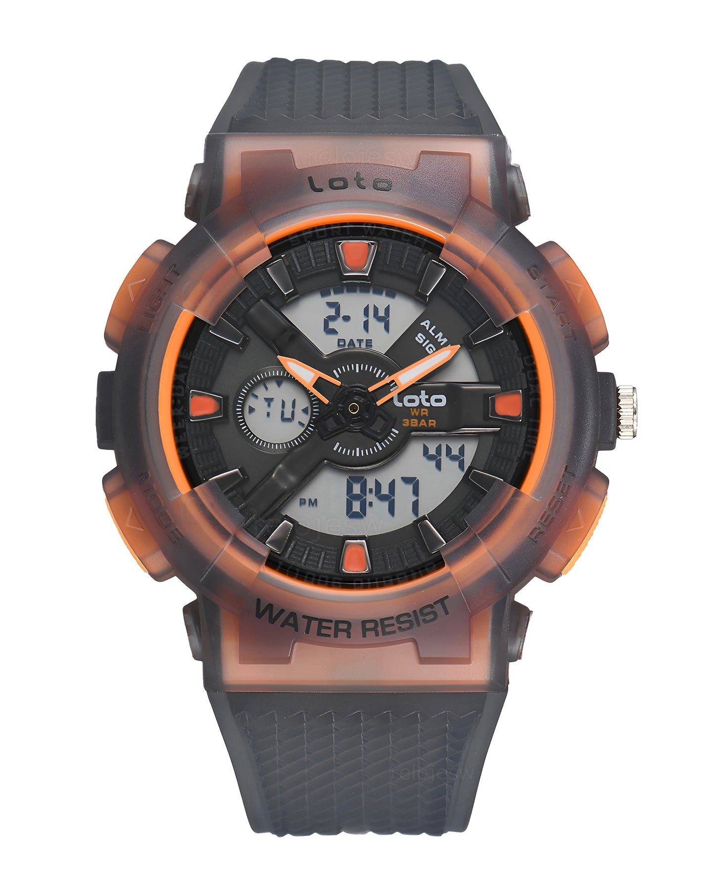 Reloj Loto Hombre Original Gris LT-2567-GRNA