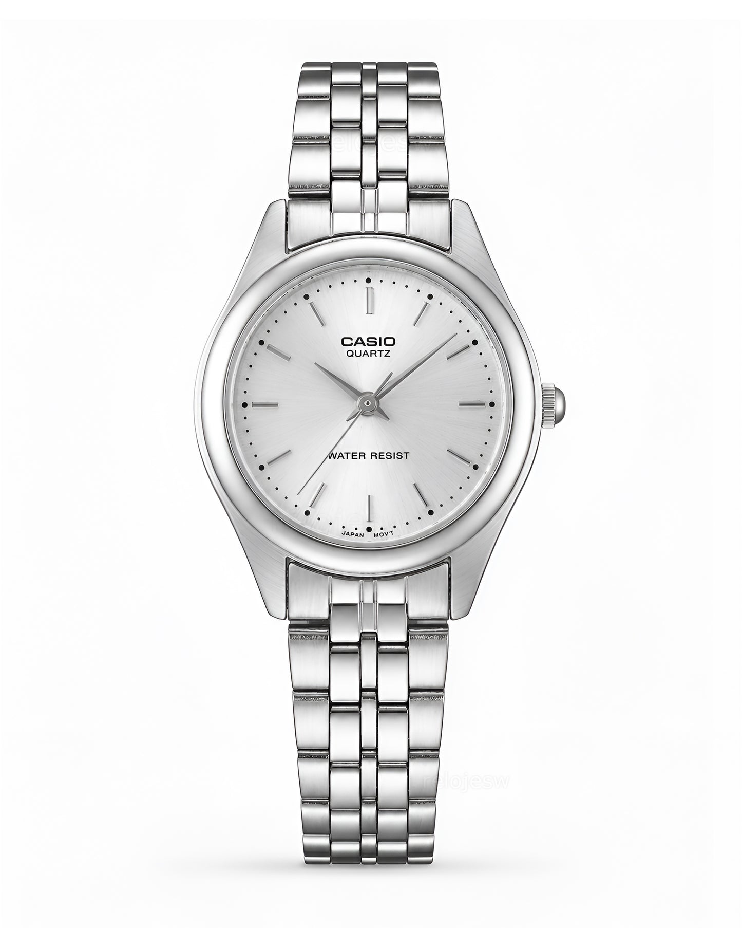 Reloj Casio Original Mujer Plateado LTP-1129A-7AR