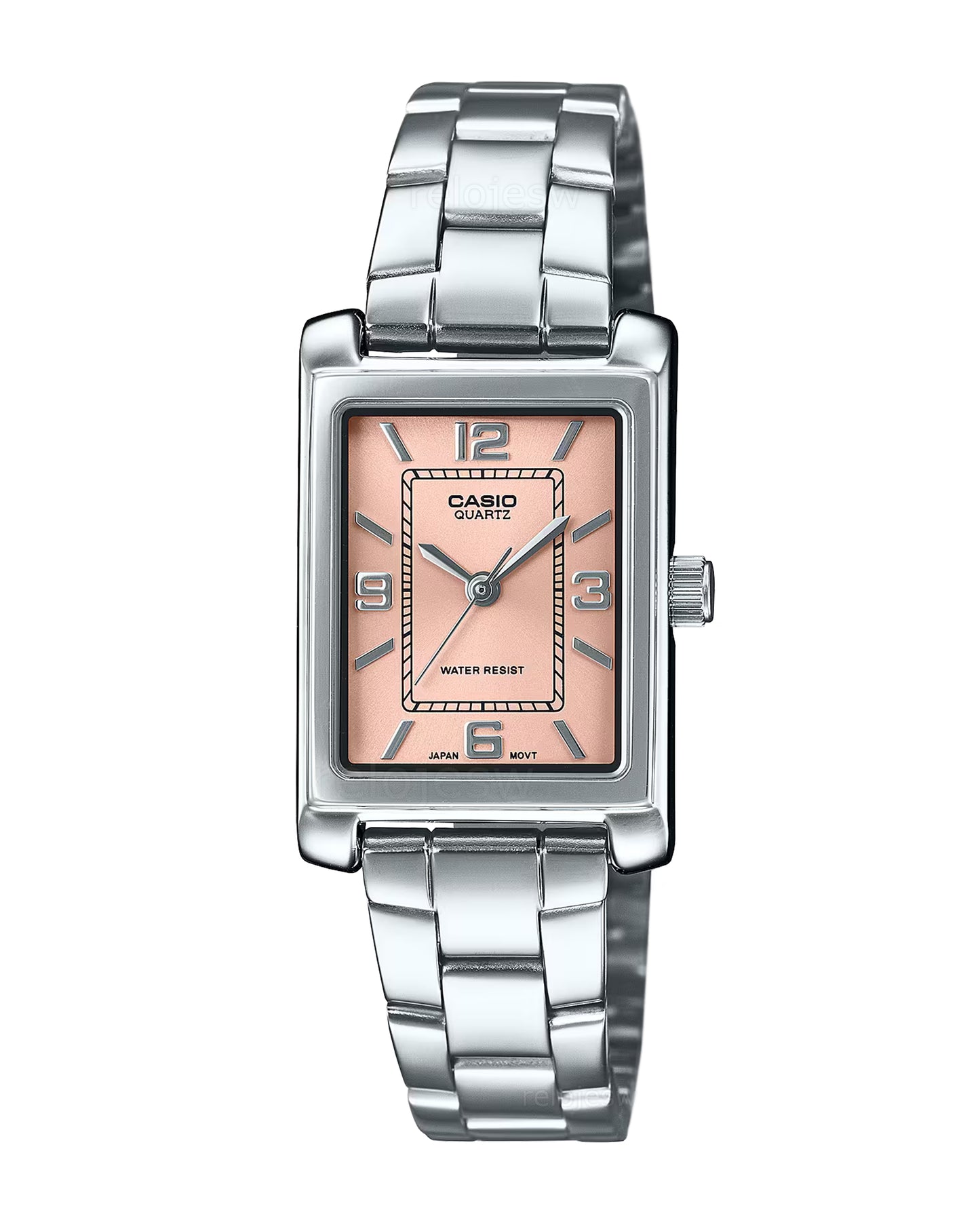 Reloj Casio Mujer Original Plateado LTP-1234DD-4A