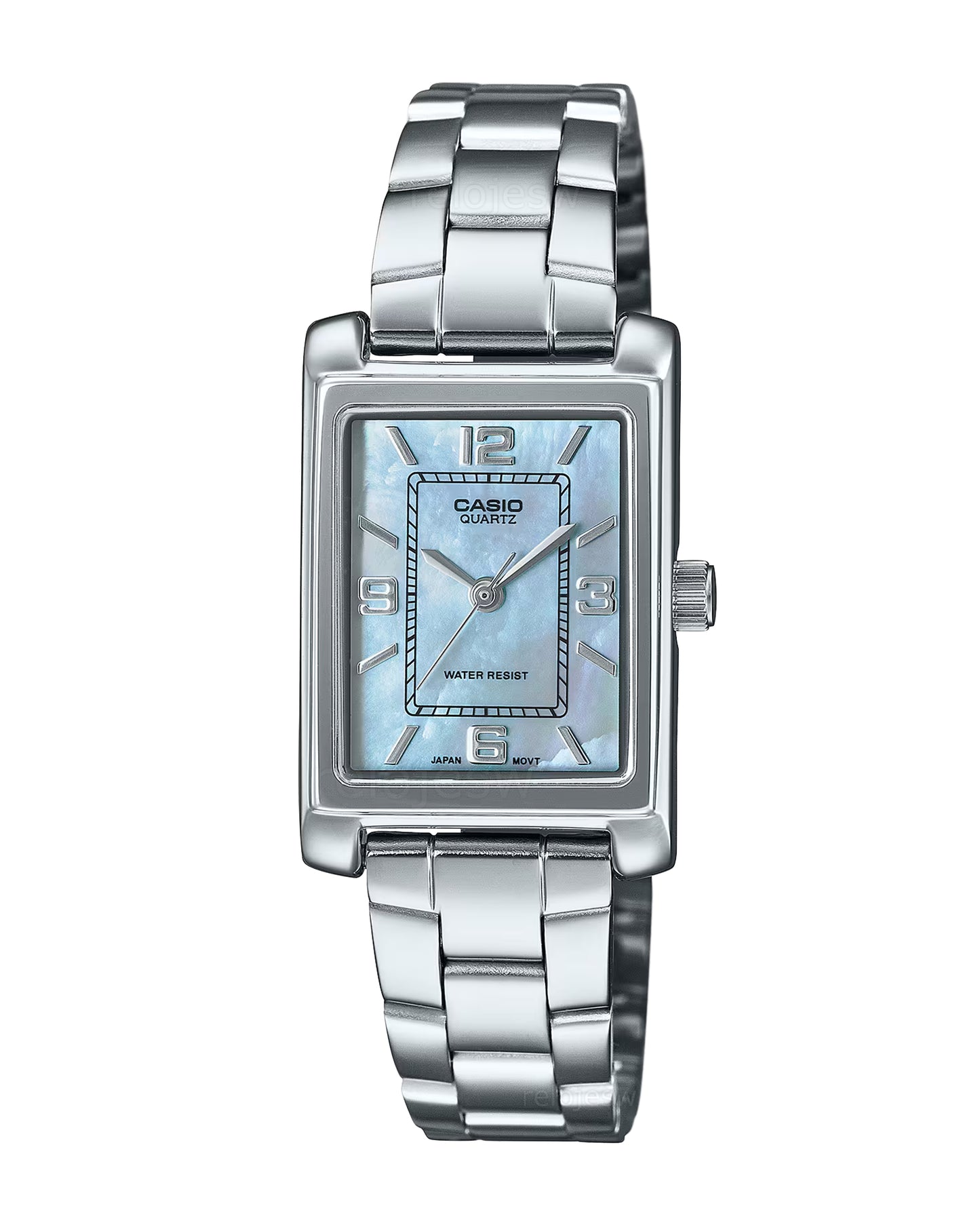Reloj Casio Mujer Original Plateado LTP-1234DS-2A
