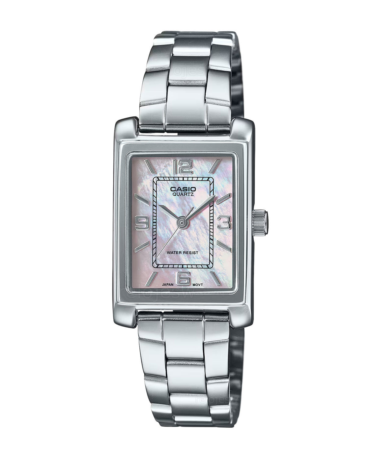 Reloj Casio Mujer Original Plateado LTP-1234DS-4A