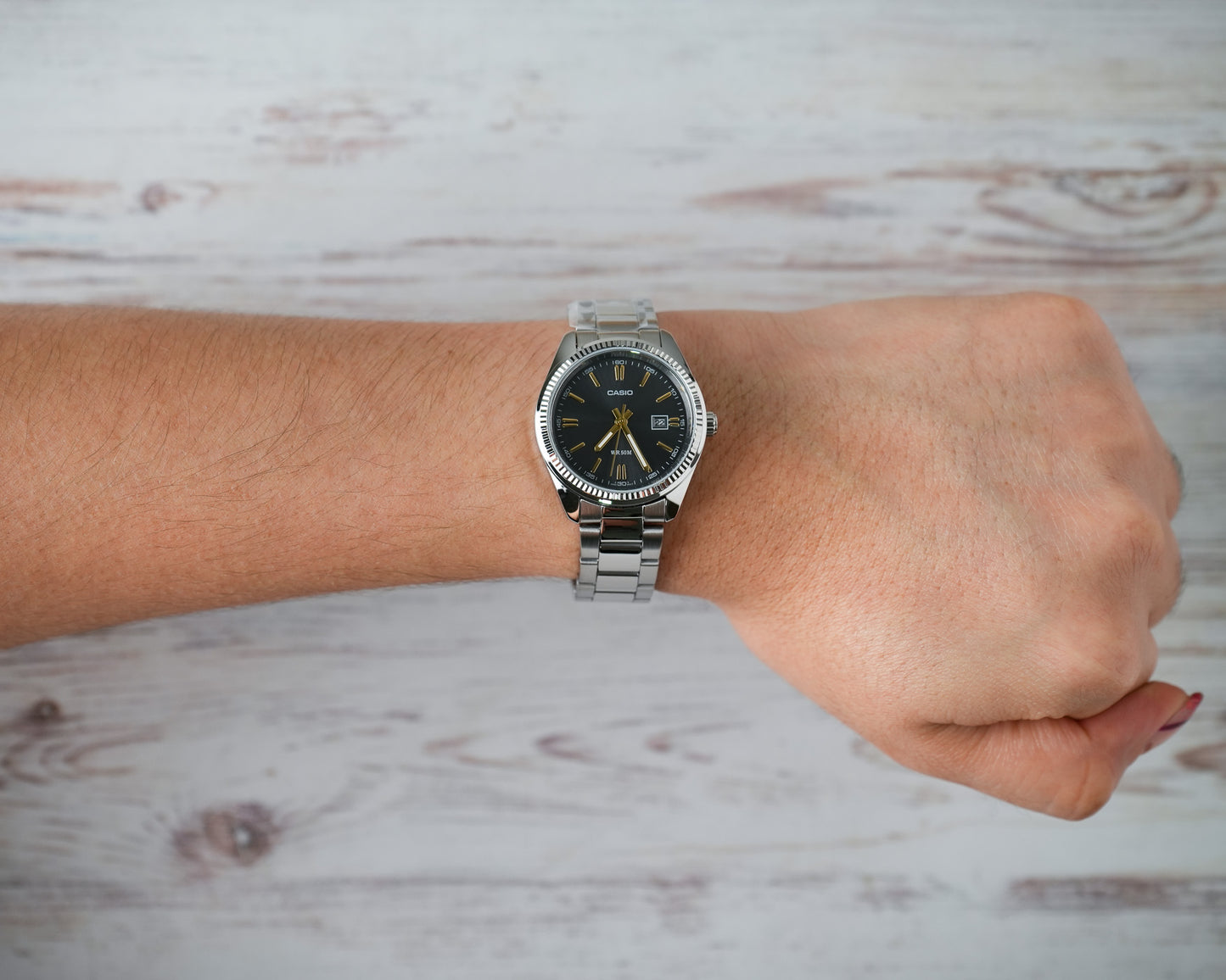 Reloj Casio Mujer Plateado LTP-1302D-1A2V