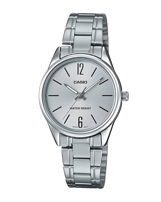 Reloj Casio Mujer Plateado LTP-V005D-7B