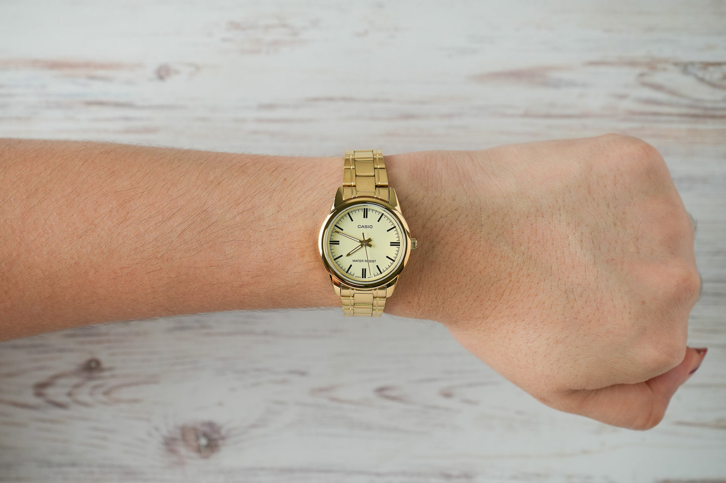 Reloj Casio Mujer Dorado LTP-V005G-9A