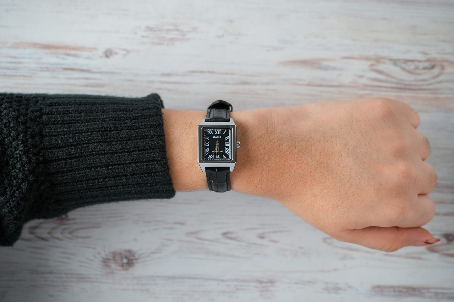 Reloj Casio Mujer Original Negro LTP-V007L-1B