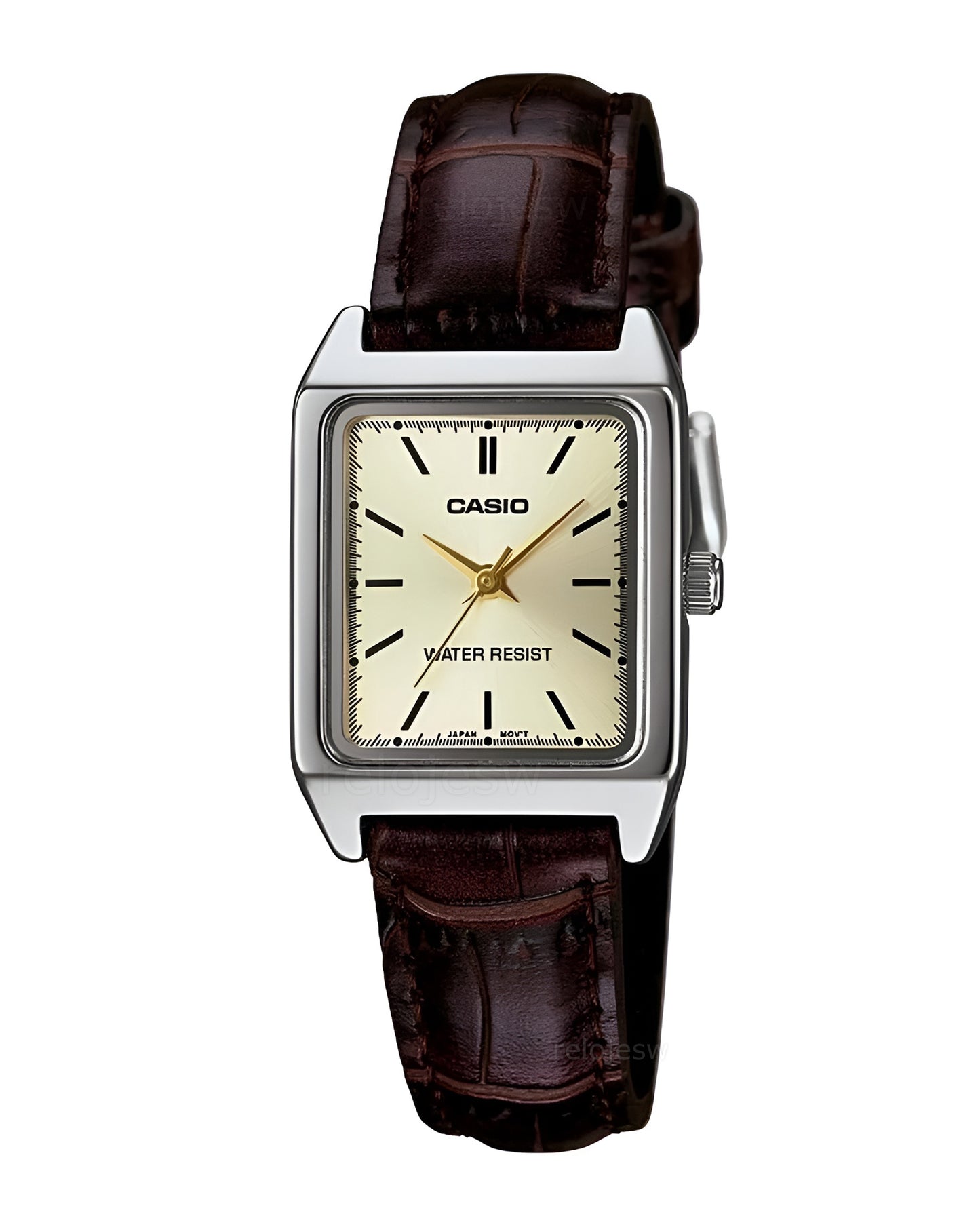 Reloj Casio Mujer Original Marrón LTP-V007L-9E