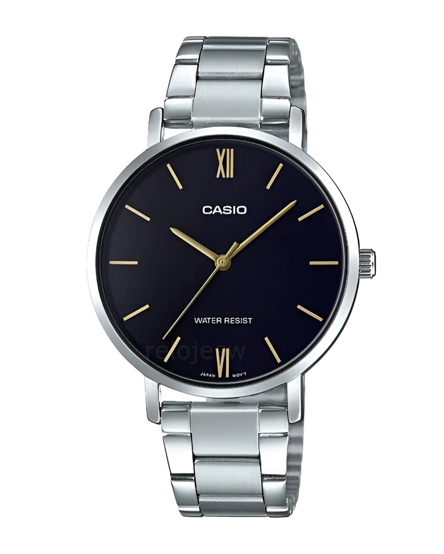 Reloj Casio Mujer Original Plateado LTP-VT01D-1B