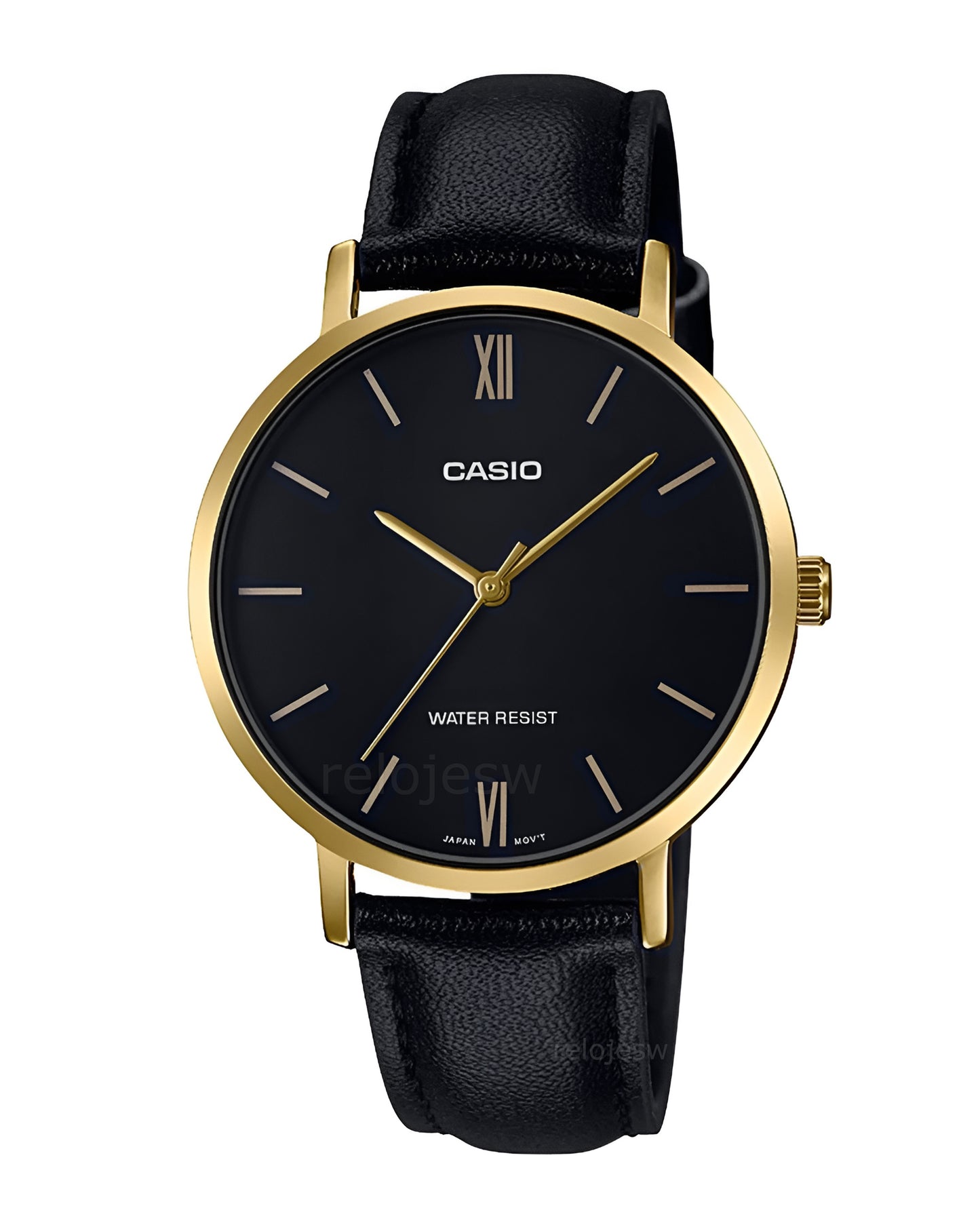 Reloj Casio Mujer Original Negro LTP-VT01GL-1B