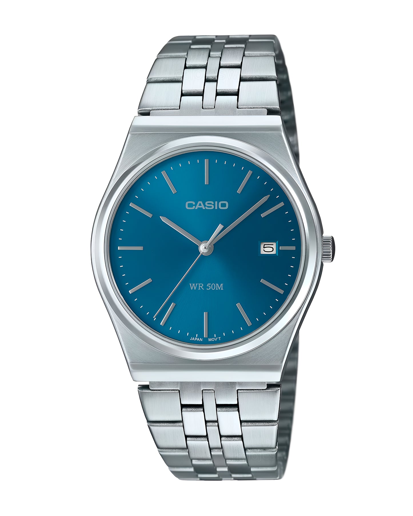 Reloj Casio Hombre Plateado MTP-B145D-2A2V