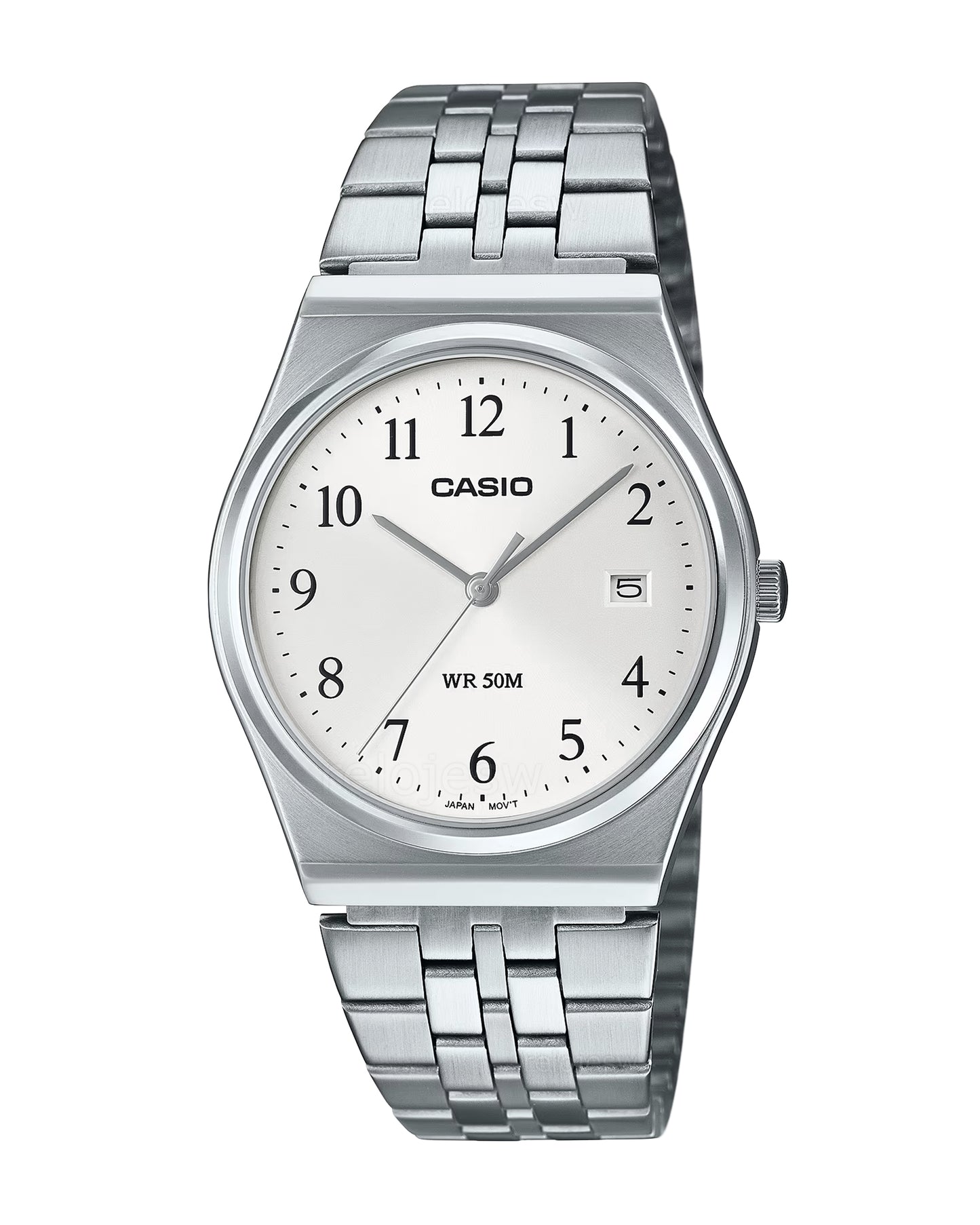 Reloj Casio Hombre Original Plateado MTP-B145D-7BV