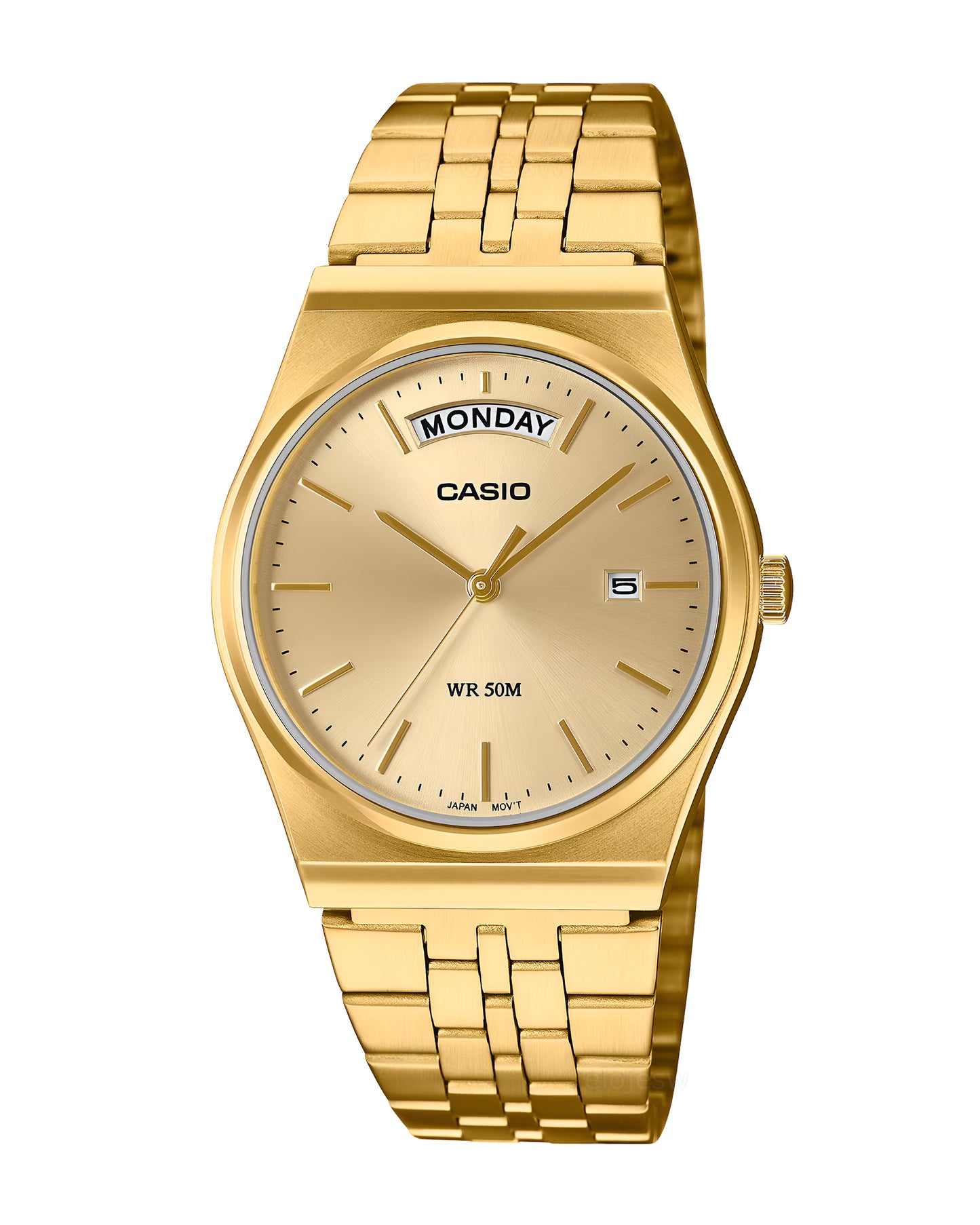 Reloj Casio Hombre Original Dorado MTP-B146G-9AV