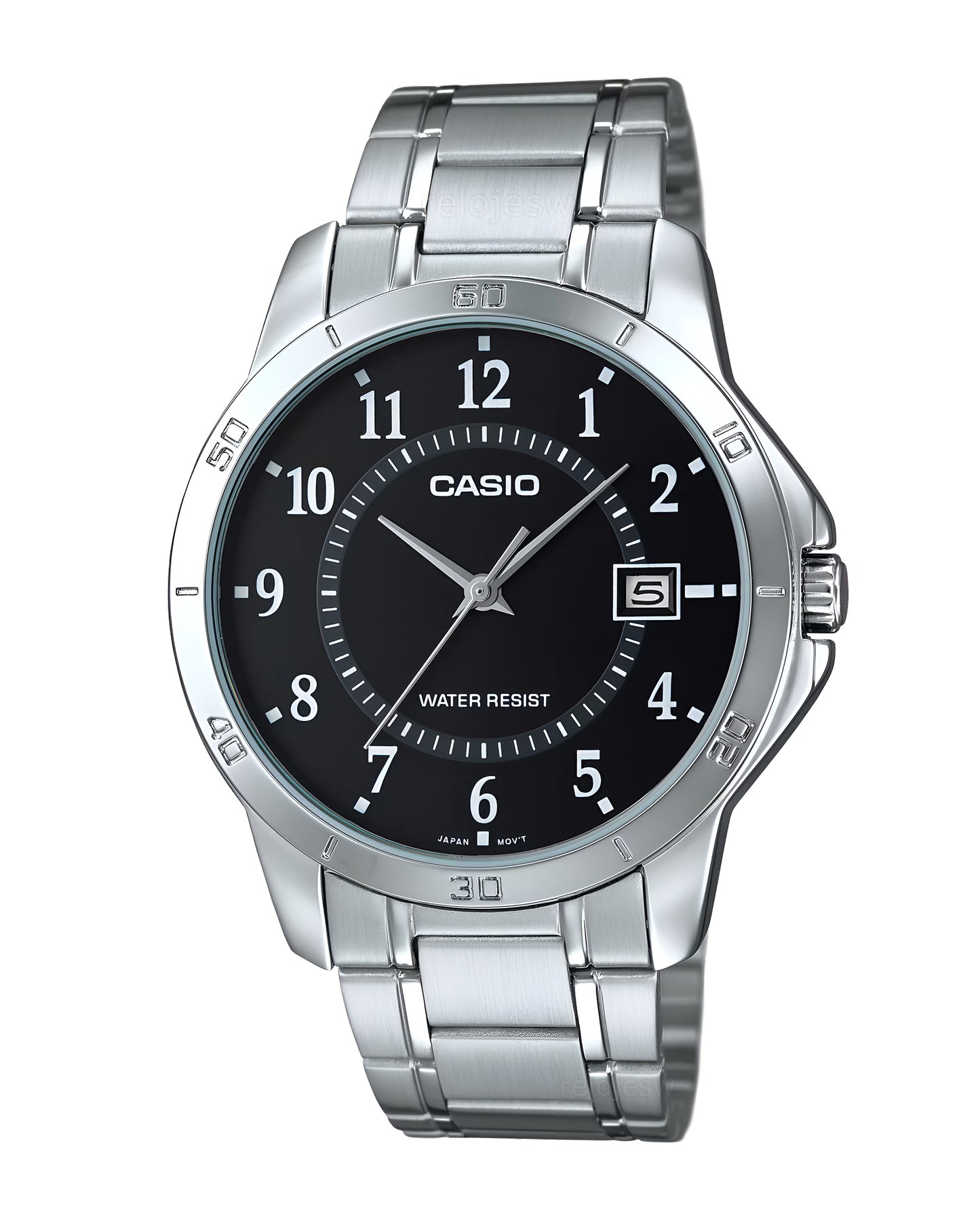 Reloj Casio Hombre Plateado MTP-V004D-1B