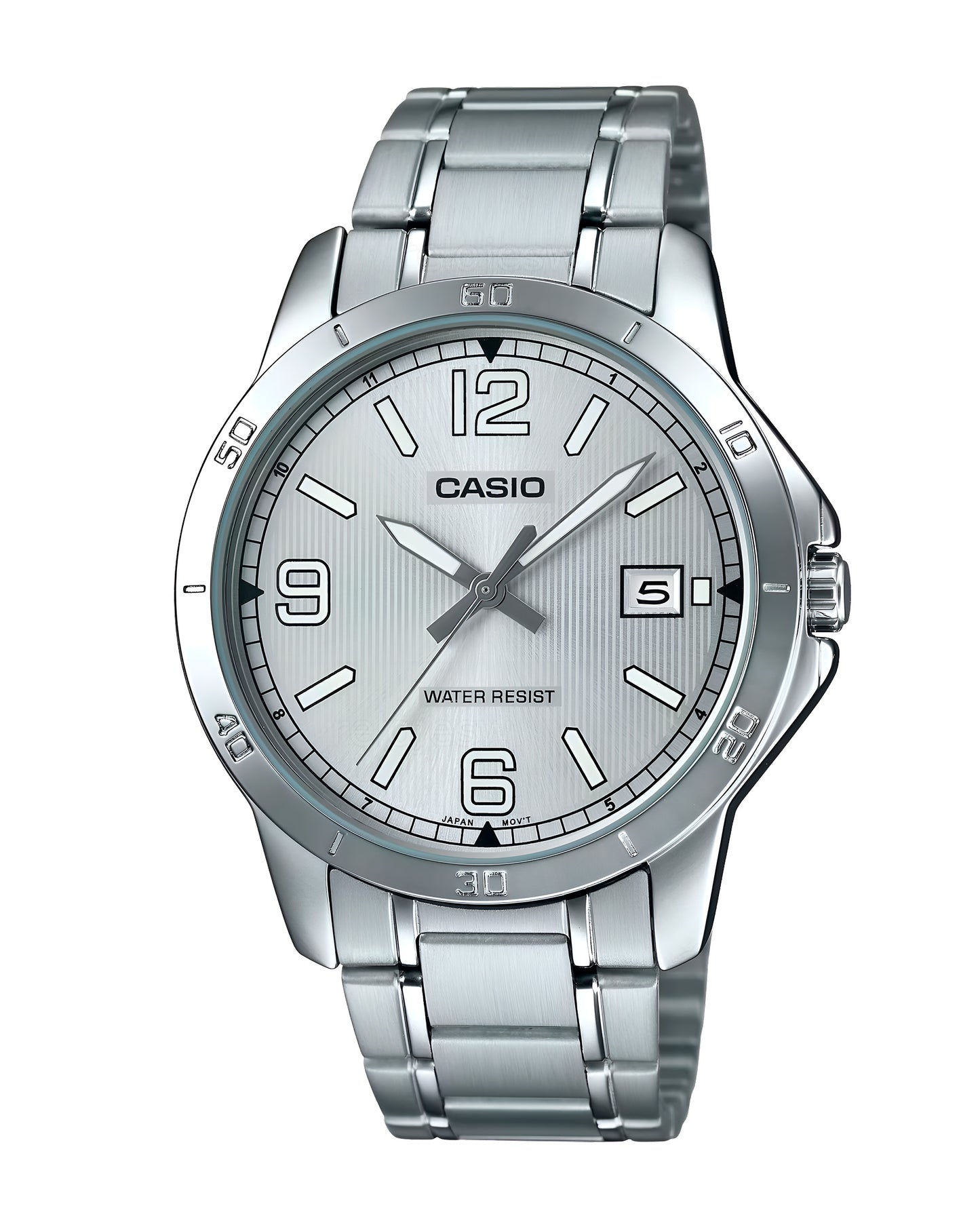 Reloj Casio Hombre Plateado MTP-V004D-7B2