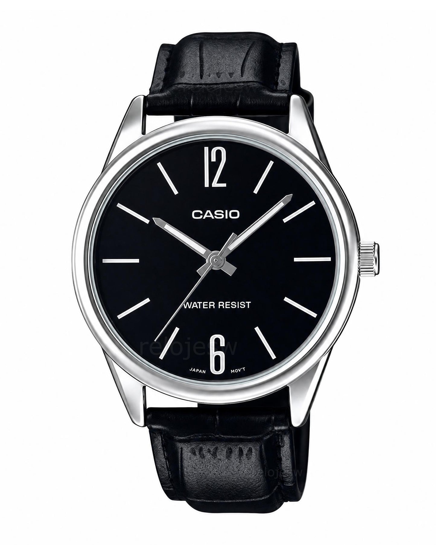 Reloj Casio Hombre Original Negro MTP-V005L-1B
