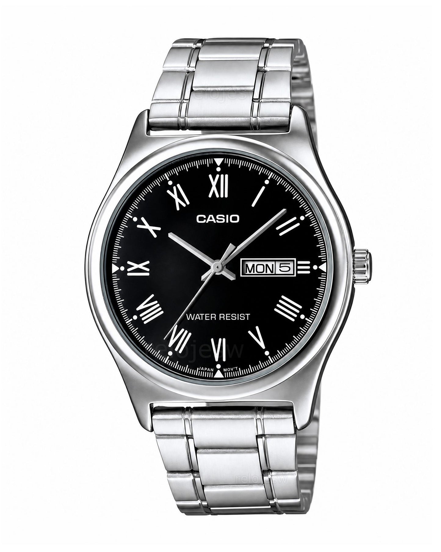 Reloj Casio Hombre Original Plateado MTP-V006D-1B