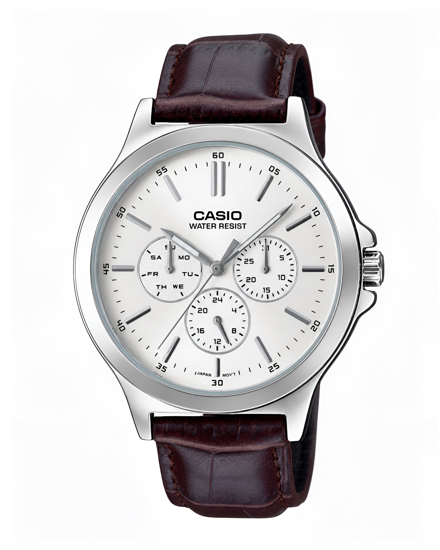 Reloj Casio Original Hombre Marrón MTP-V300L-7A