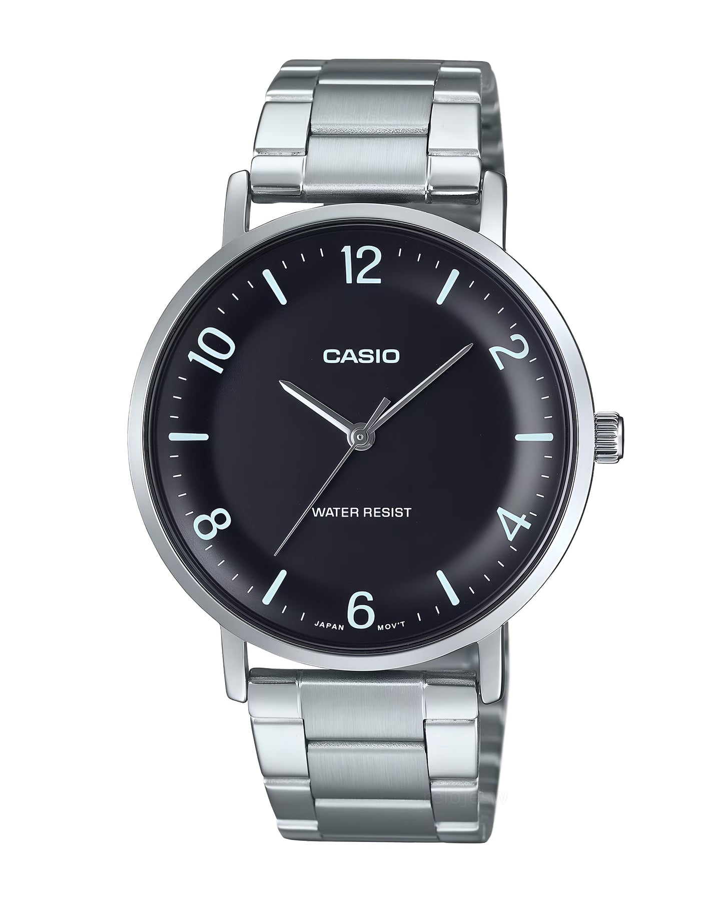 Reloj Casio Hombre Plateado MTP-VT03D-1B