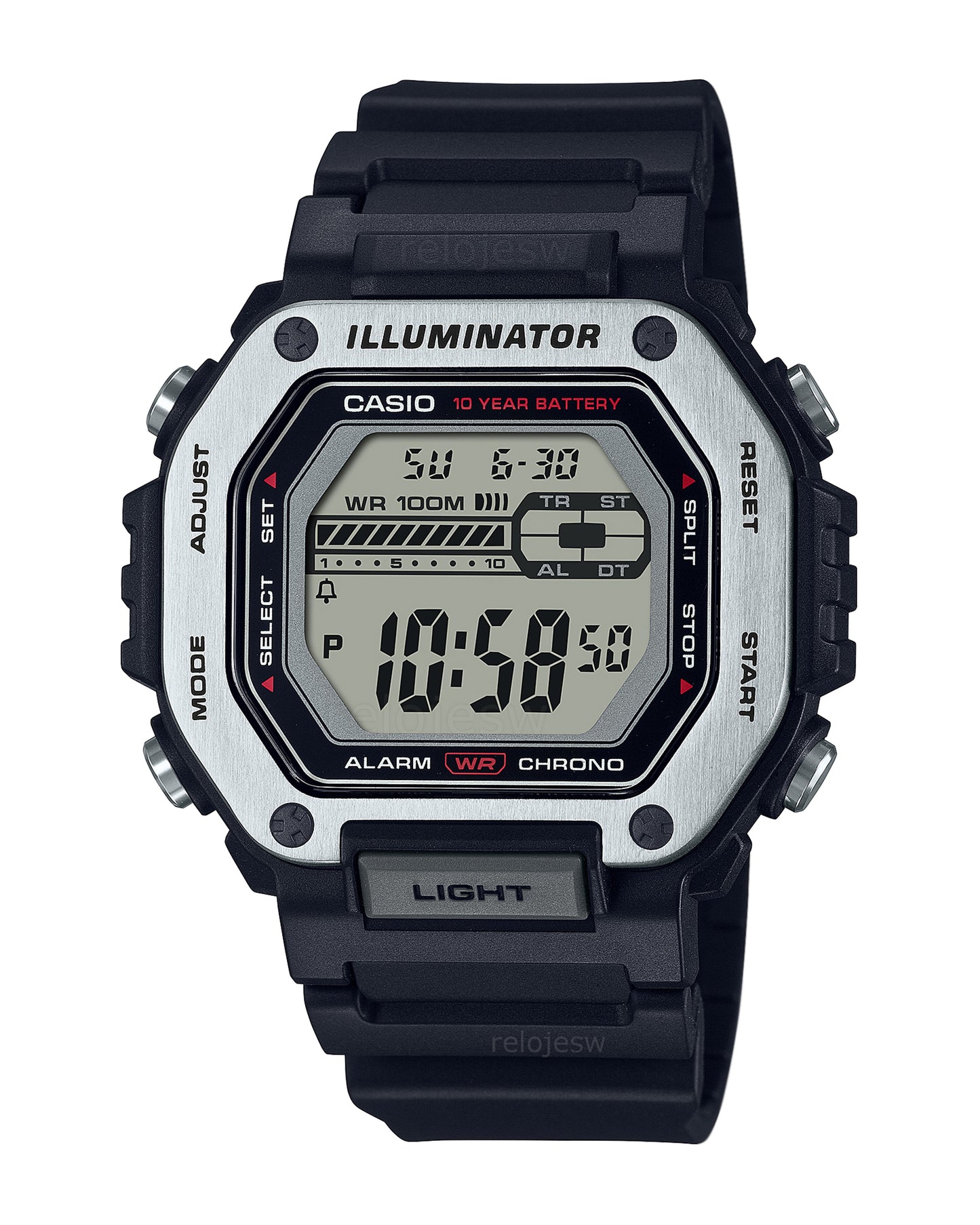 Reloj Casio Hombre Original Negro MWD-110H-1AV