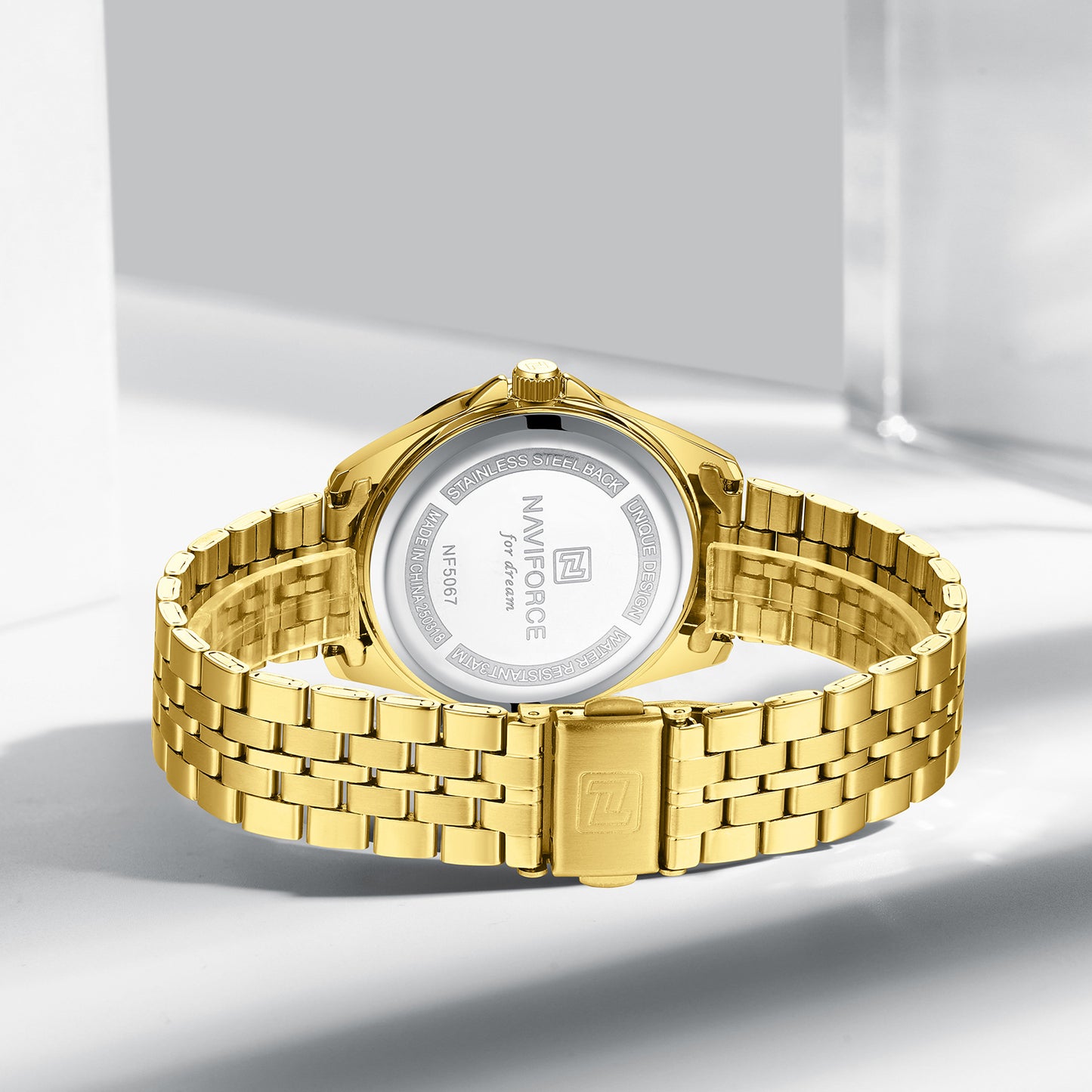 Reloj Naviforce Mujer Dorado NF5067-DODO